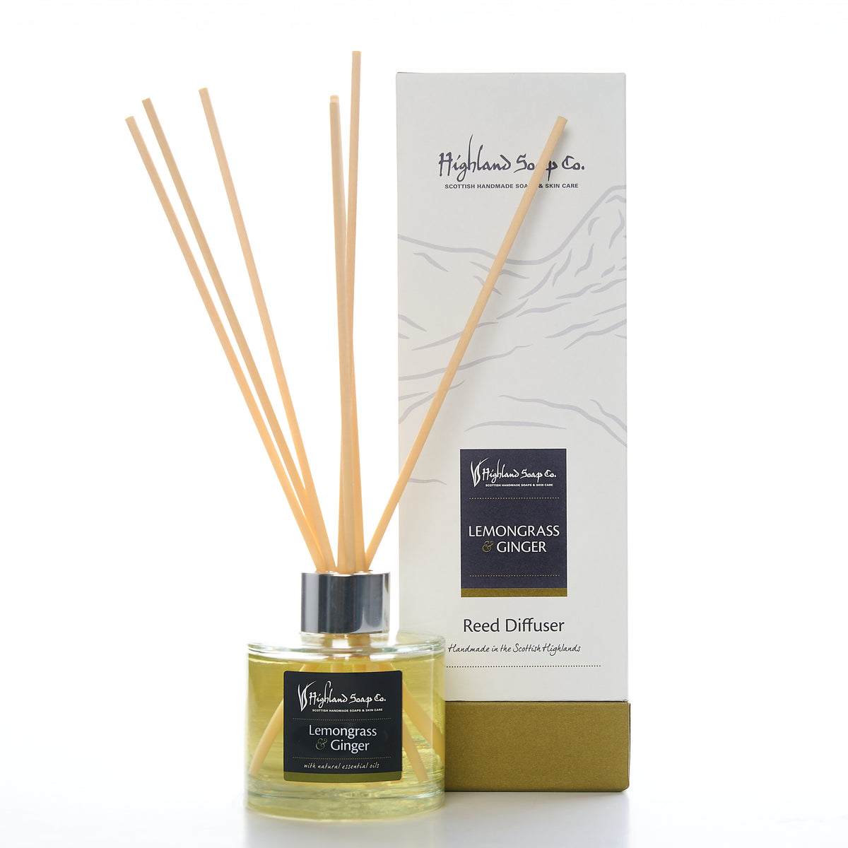 Lemongrass & Ginger Reed Diffuser | The Highland Soap Company