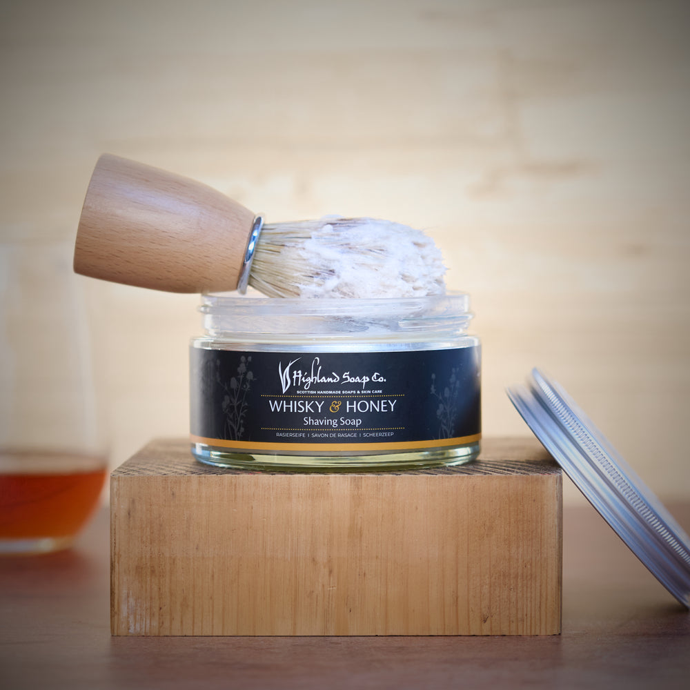 New! Whisky & Honey Shaving Soap 175g