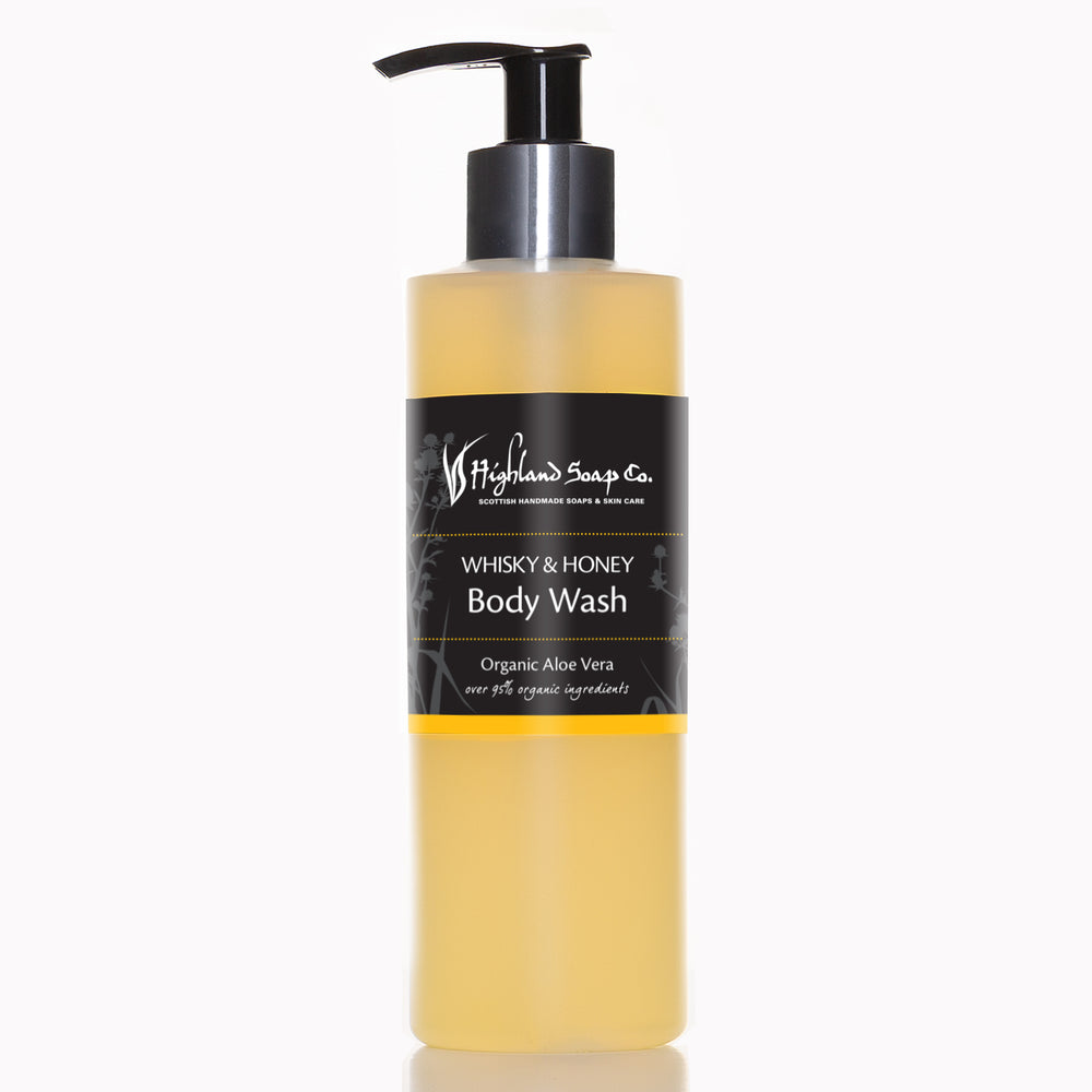 New! Whisky & Honey Organic Body Wash 250ml