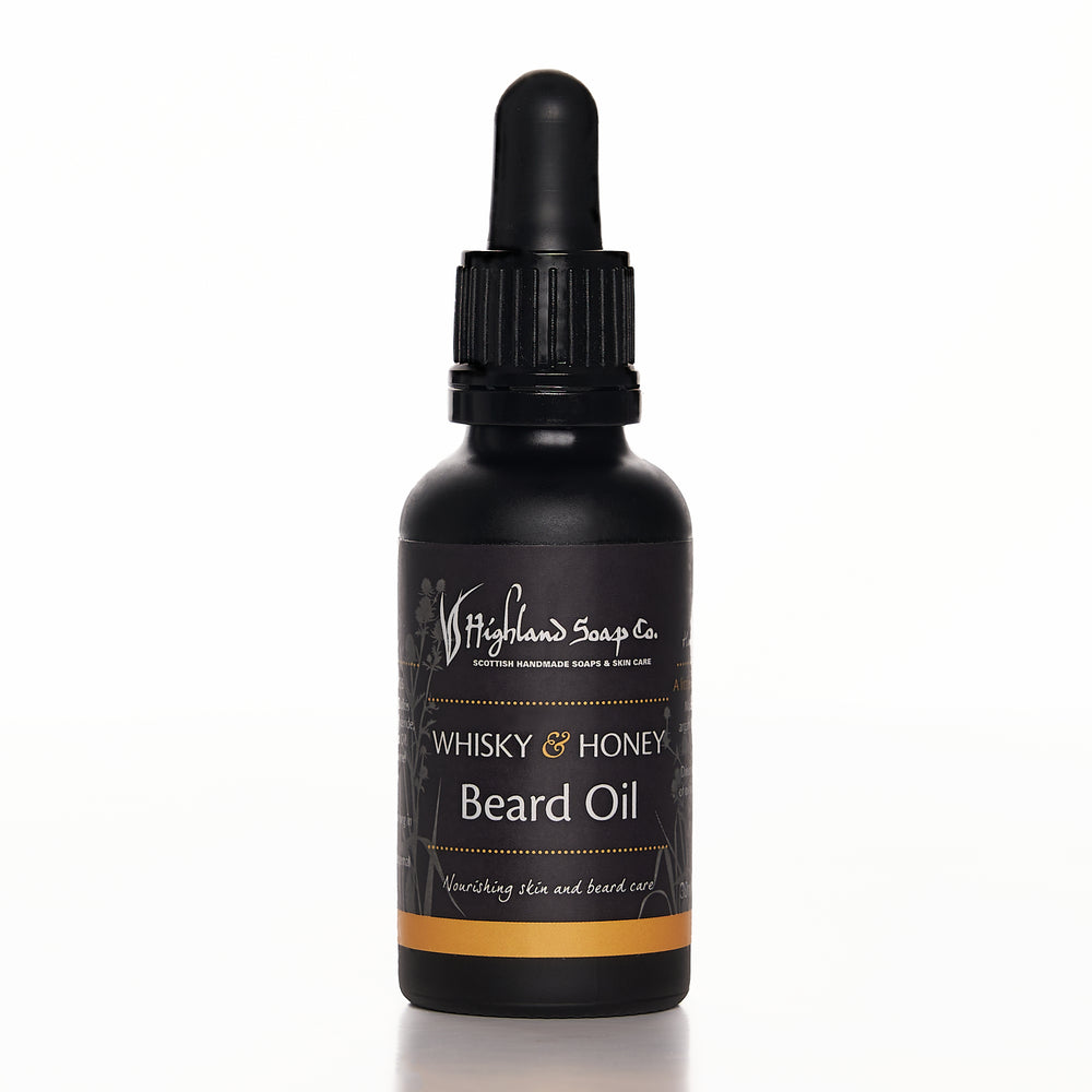 
                  
                    Load image into Gallery viewer, New! Whisky &amp;amp; Honey Beard Oil 30ml
                  
                