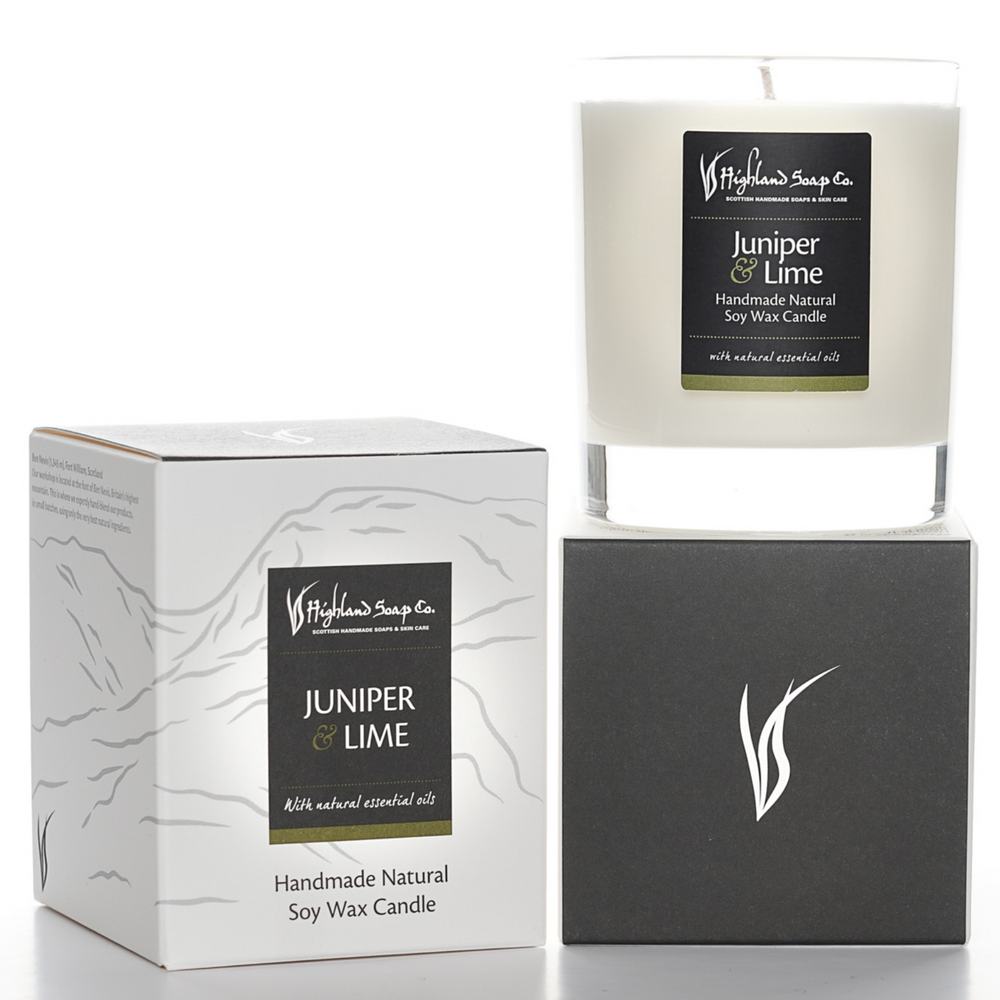 Juniper & Lime Soya Wax Candle