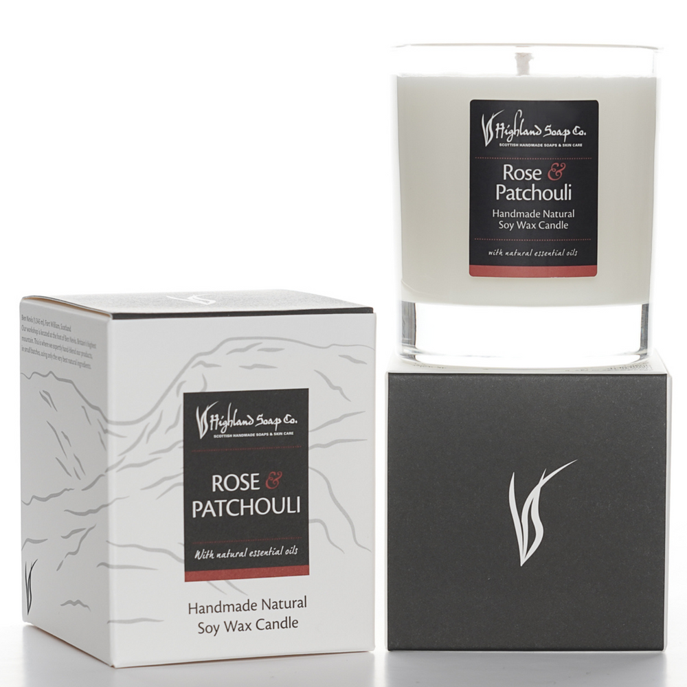 Rose & Patchouli Soya Wax Candle