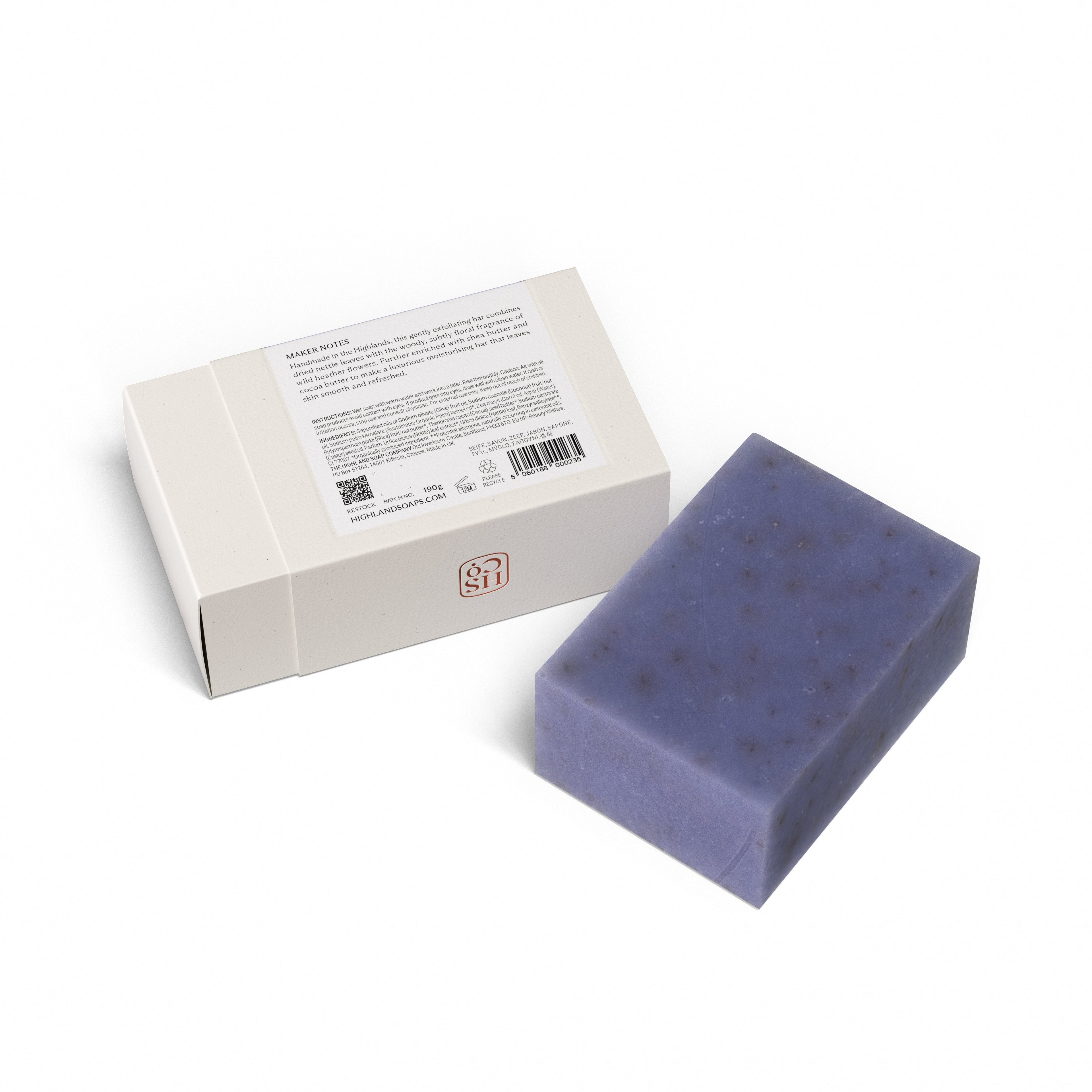 Wild Nettle & Heather Soap 190g