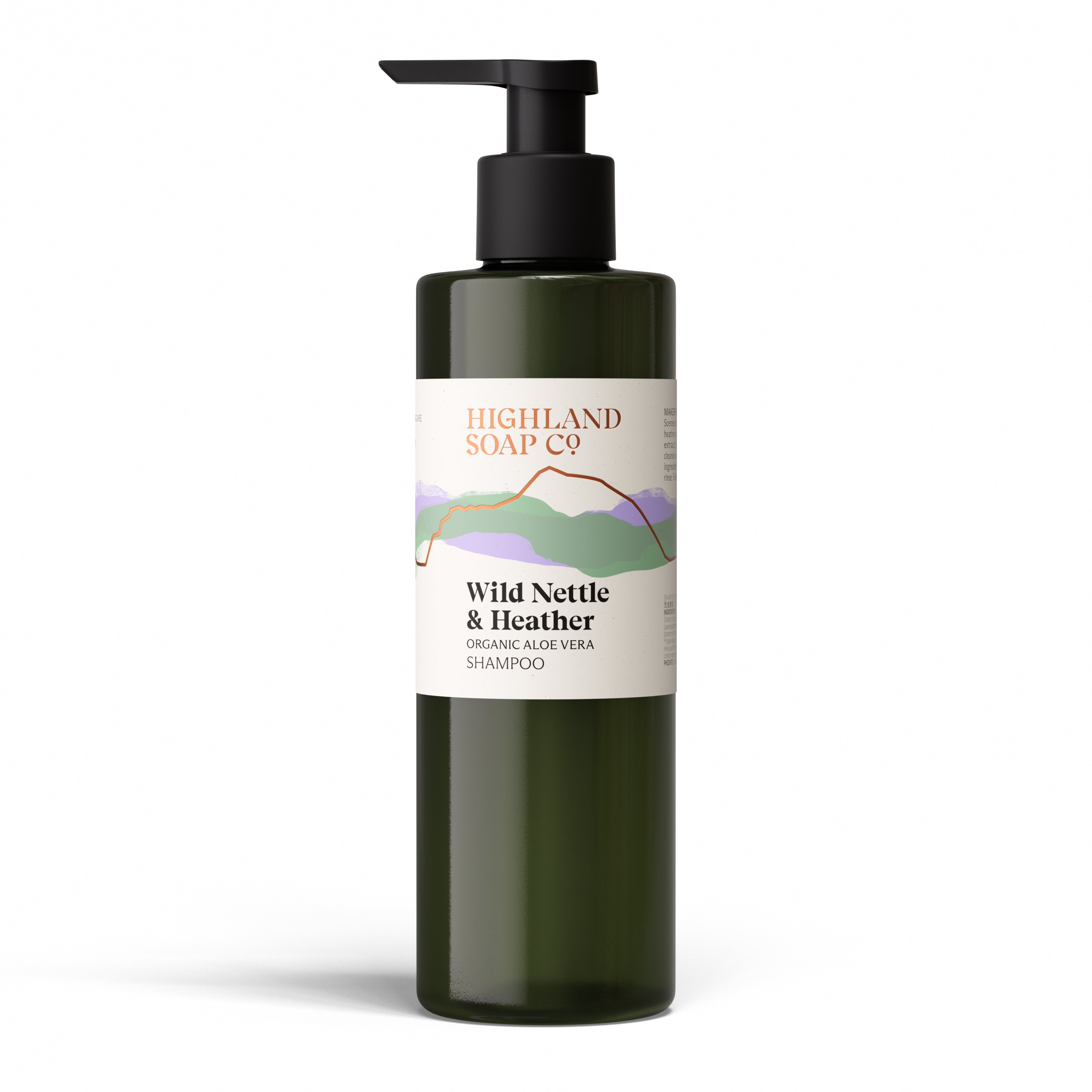 Wild Nettle & Heather Organic Shampoo 250ml | The Highland Soap