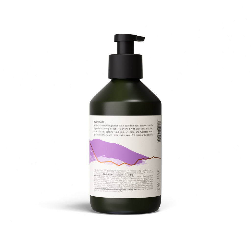 Highland Lavender Hand & Body Lotion 300ml