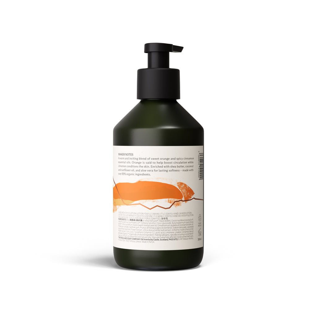 Sweet Orange & Cinnamon Hand & Body Lotion 300ml