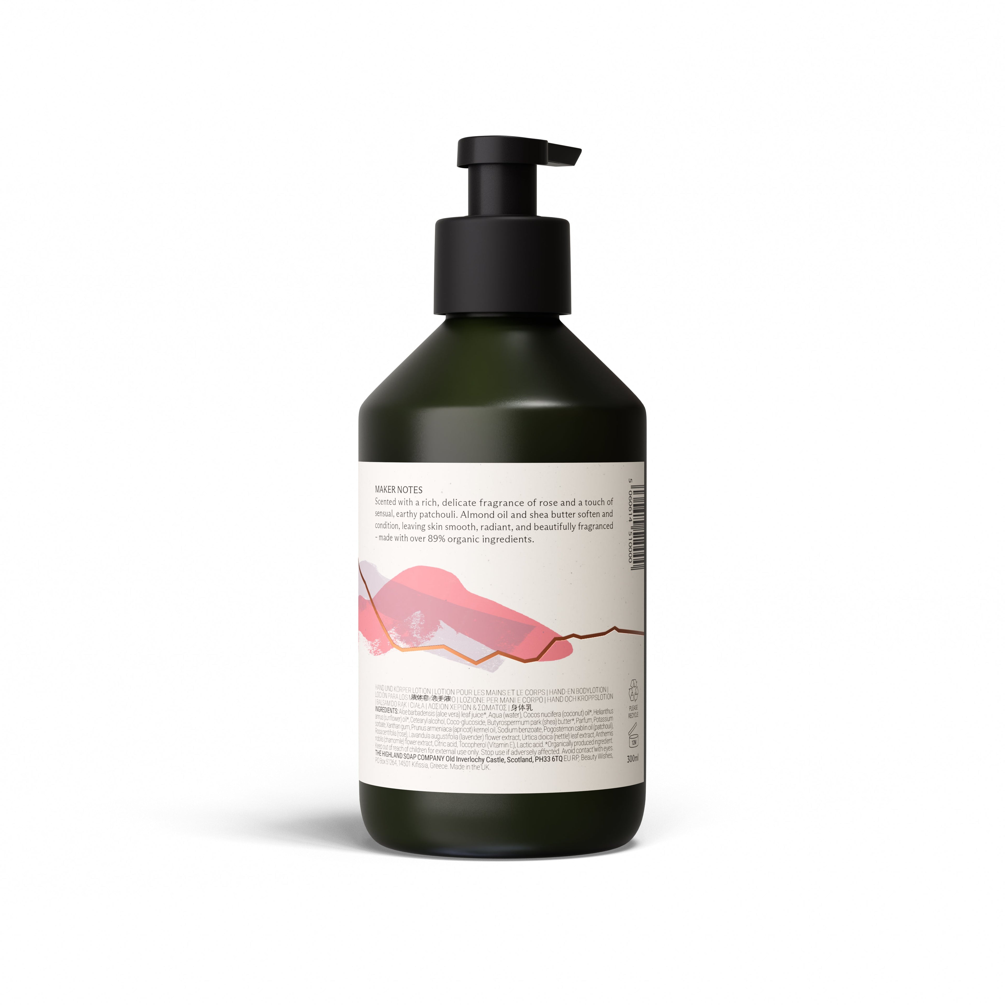 Rose & Patchouli Hand & Body Lotion 300ml