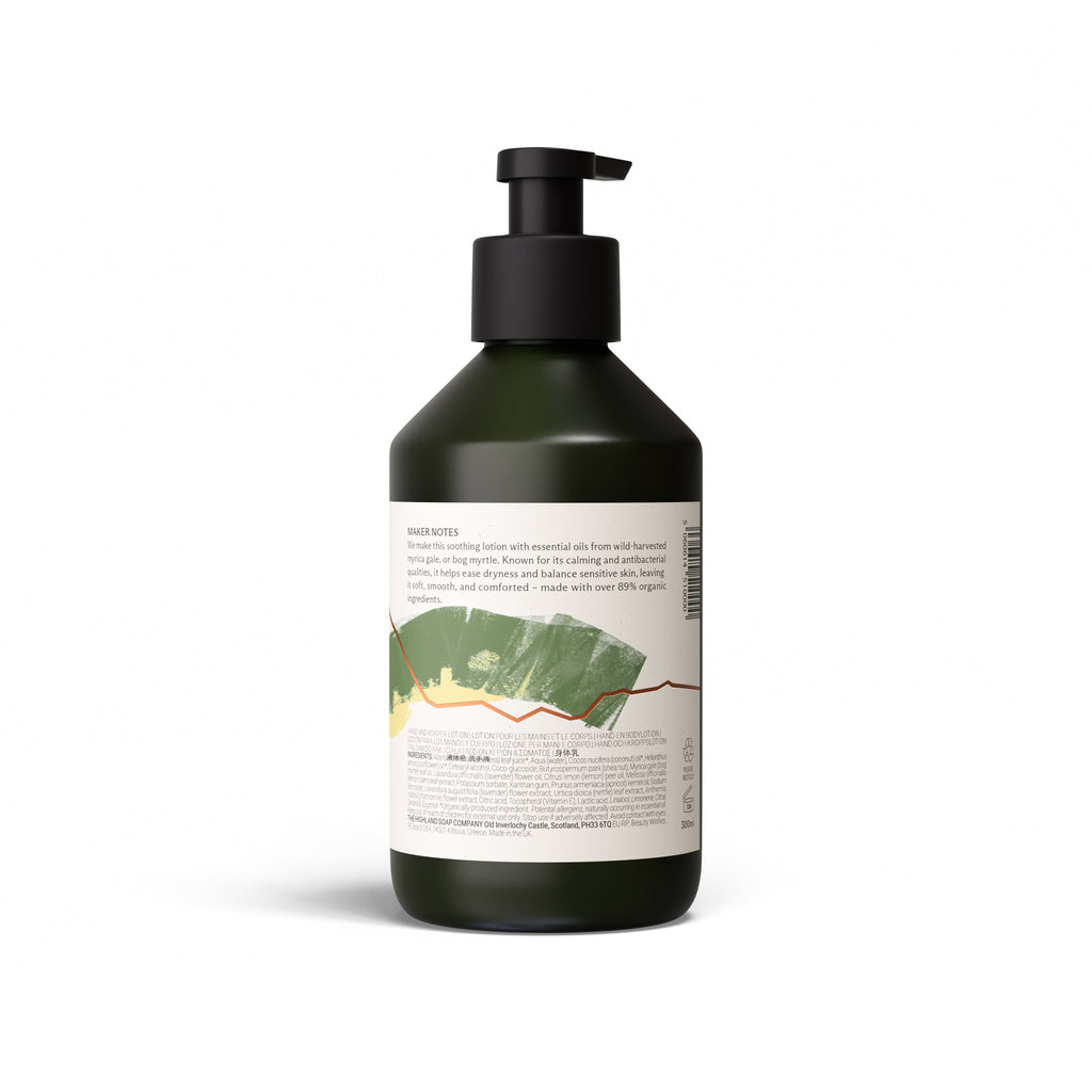Scottish Bog Myrtle Hand & Body Lotion 300ml