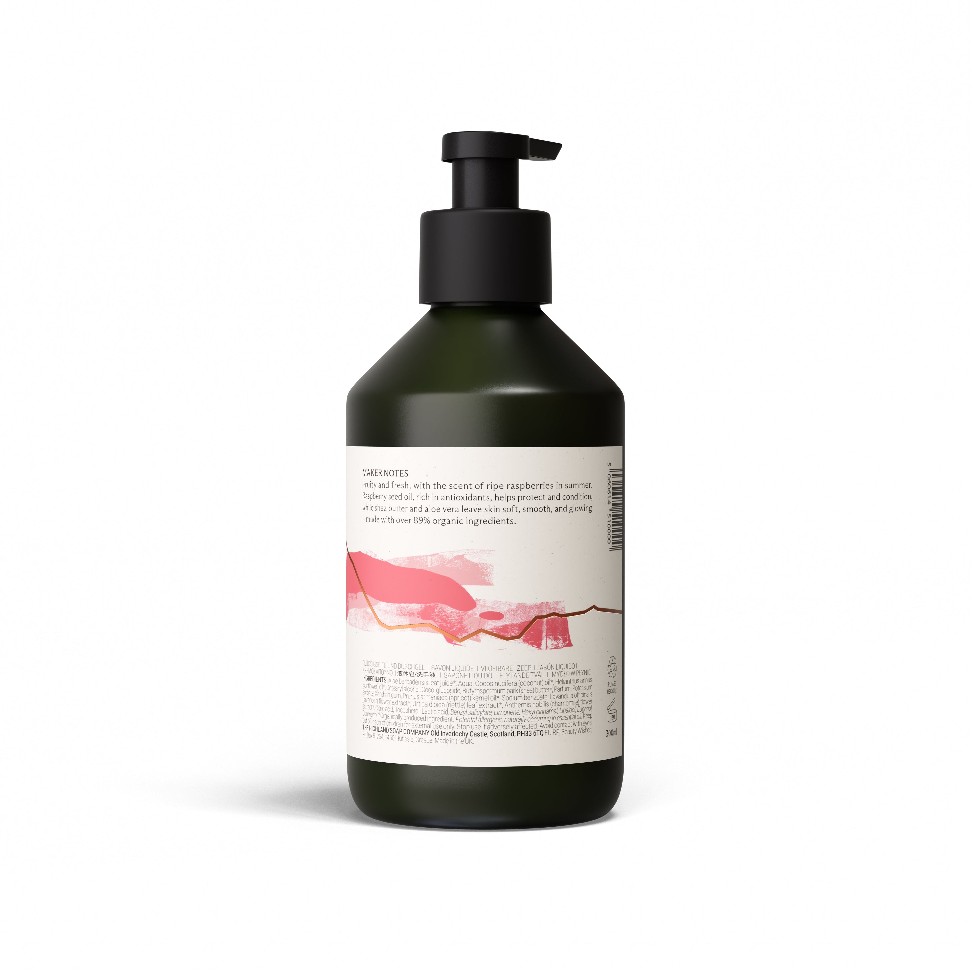 Wild Scottish Raspberry Hand & Body Lotion 300ml