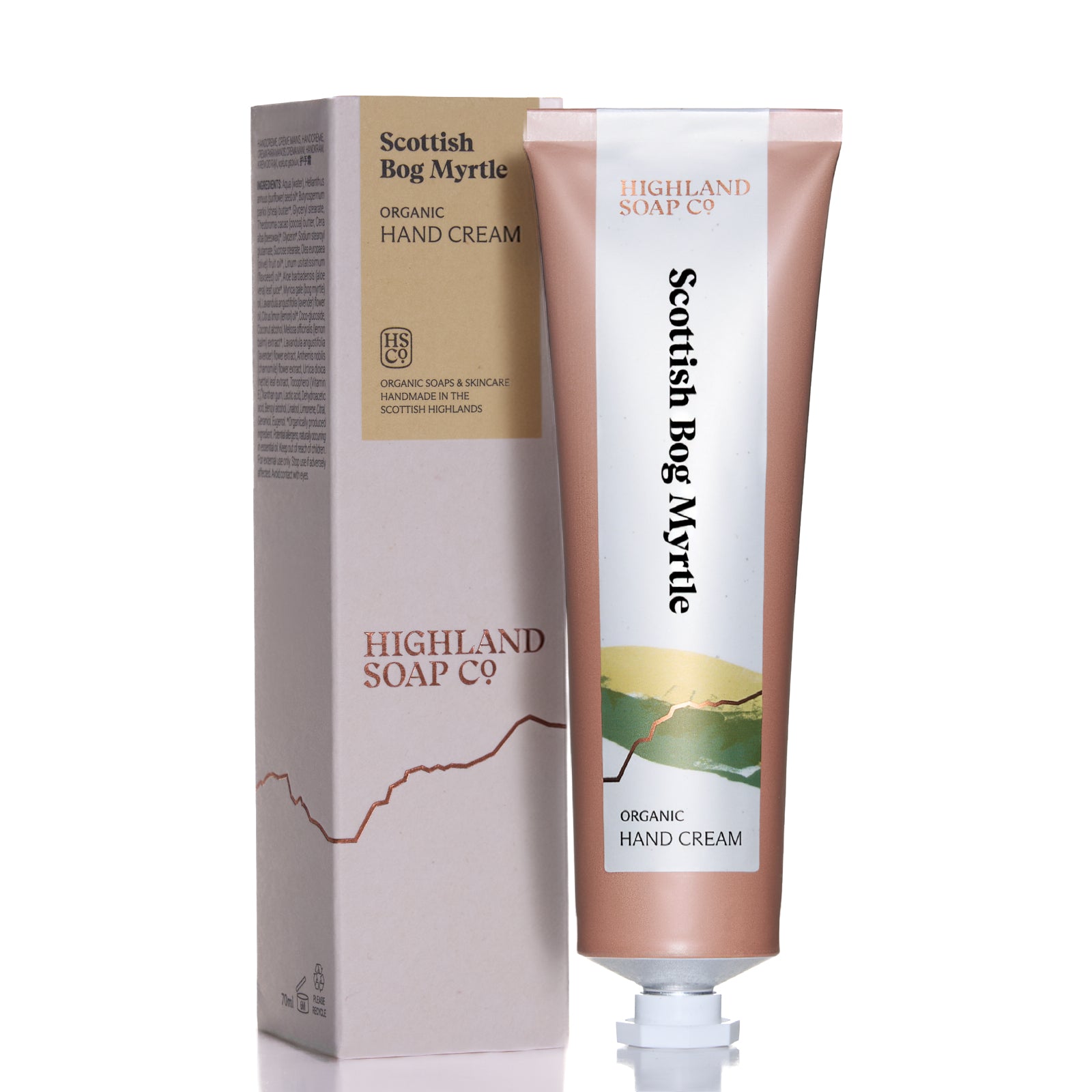 Scottish Bog Myrtle Organic Hand Cream 70ml