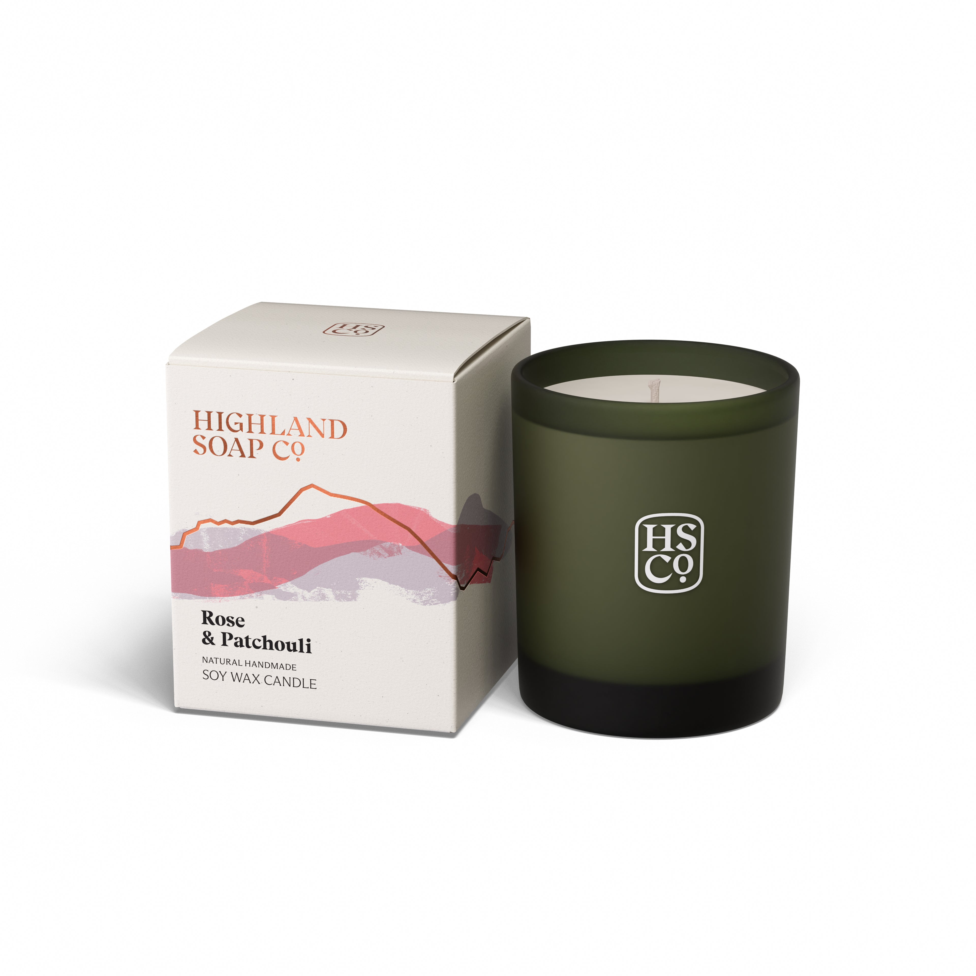 Rose & Patchouli Soya Wax Candle