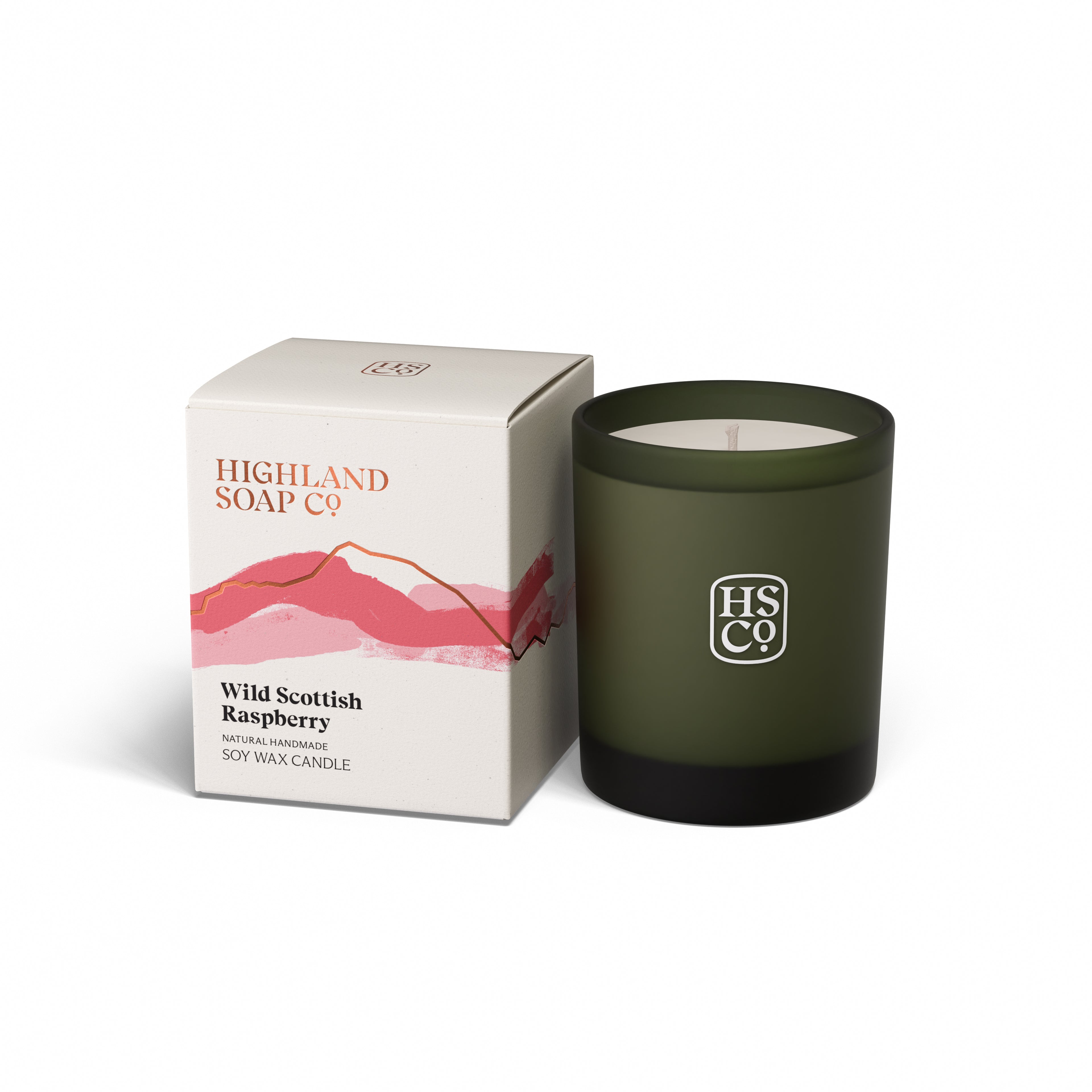 Wild Scottish Raspberry Soya Wax Candle