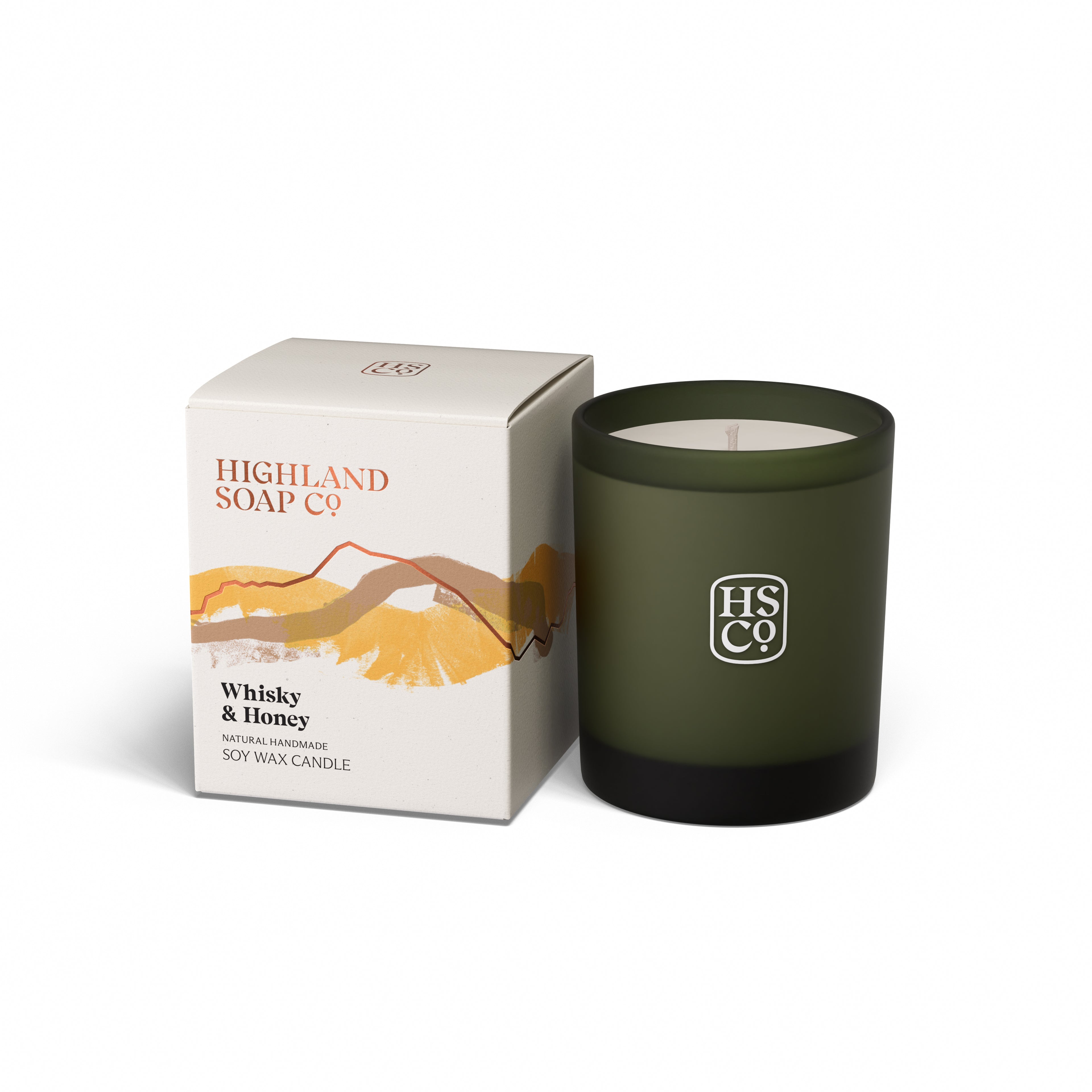 Whisky & Honey Soya Wax Candle