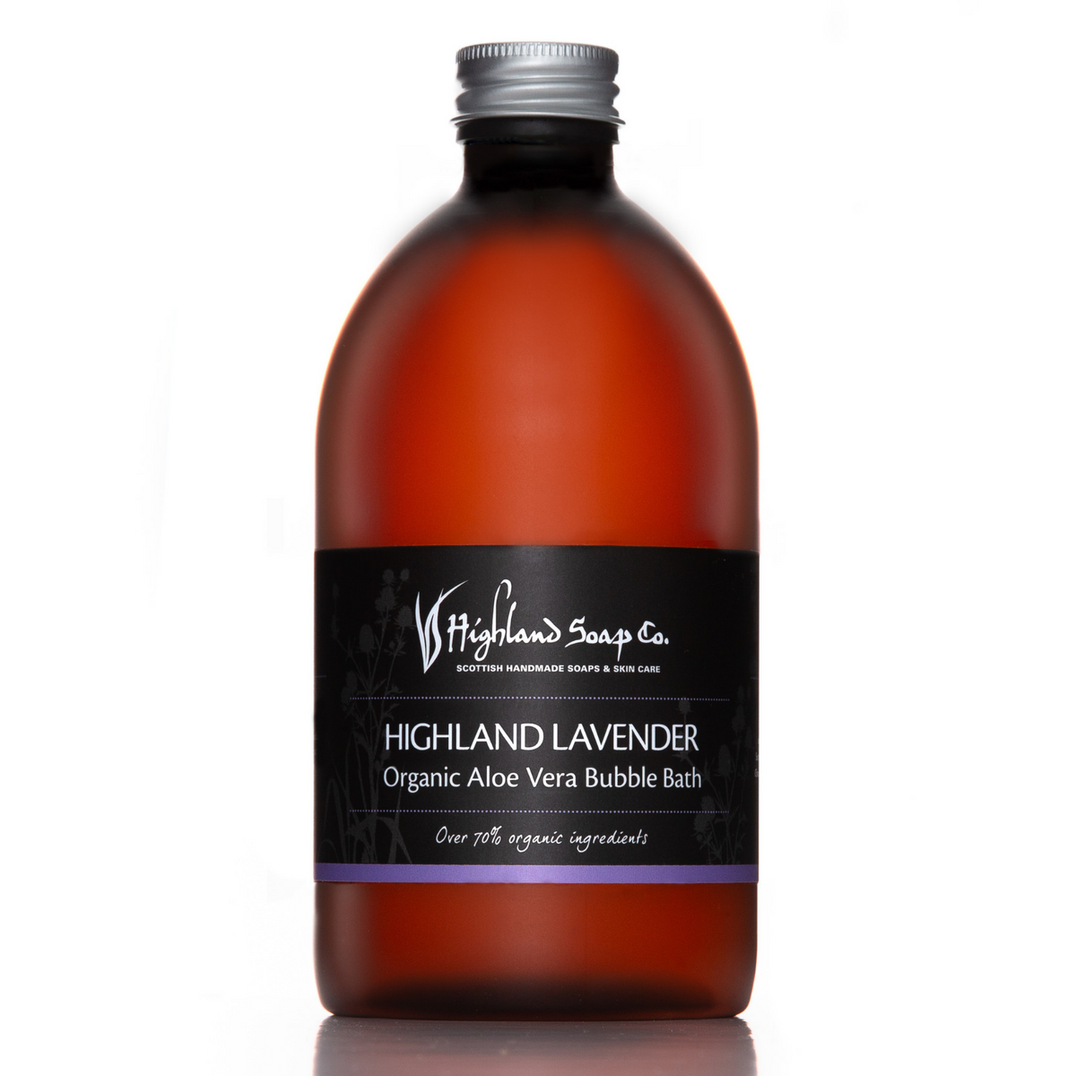 Highland Lavender Organic Bubble Bath 500ml - Heritage