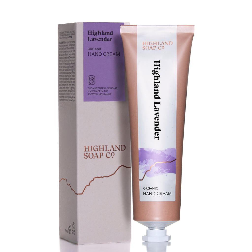 Highland Lavender Organic Hand Cream 70ml