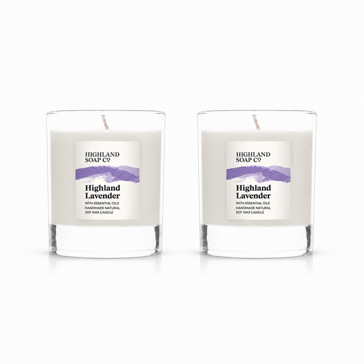 Unboxed candles Buy one get one free
