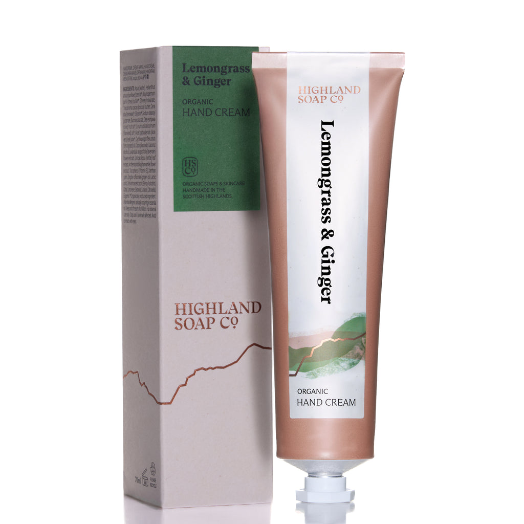 Lemongrass & Ginger Organic Hand Cream 70ml