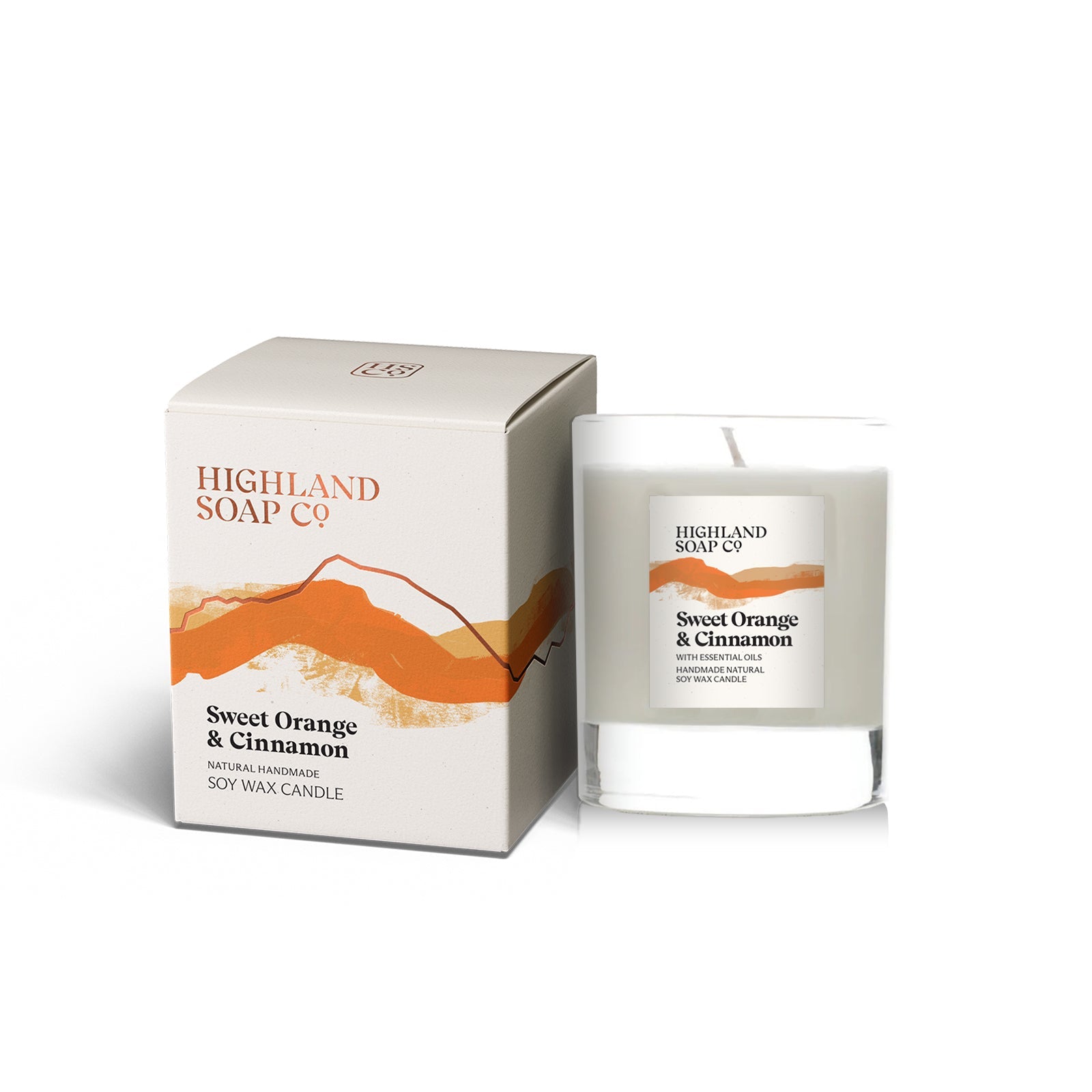 Sweet Orange & Cinnamon Soya Wax Candle