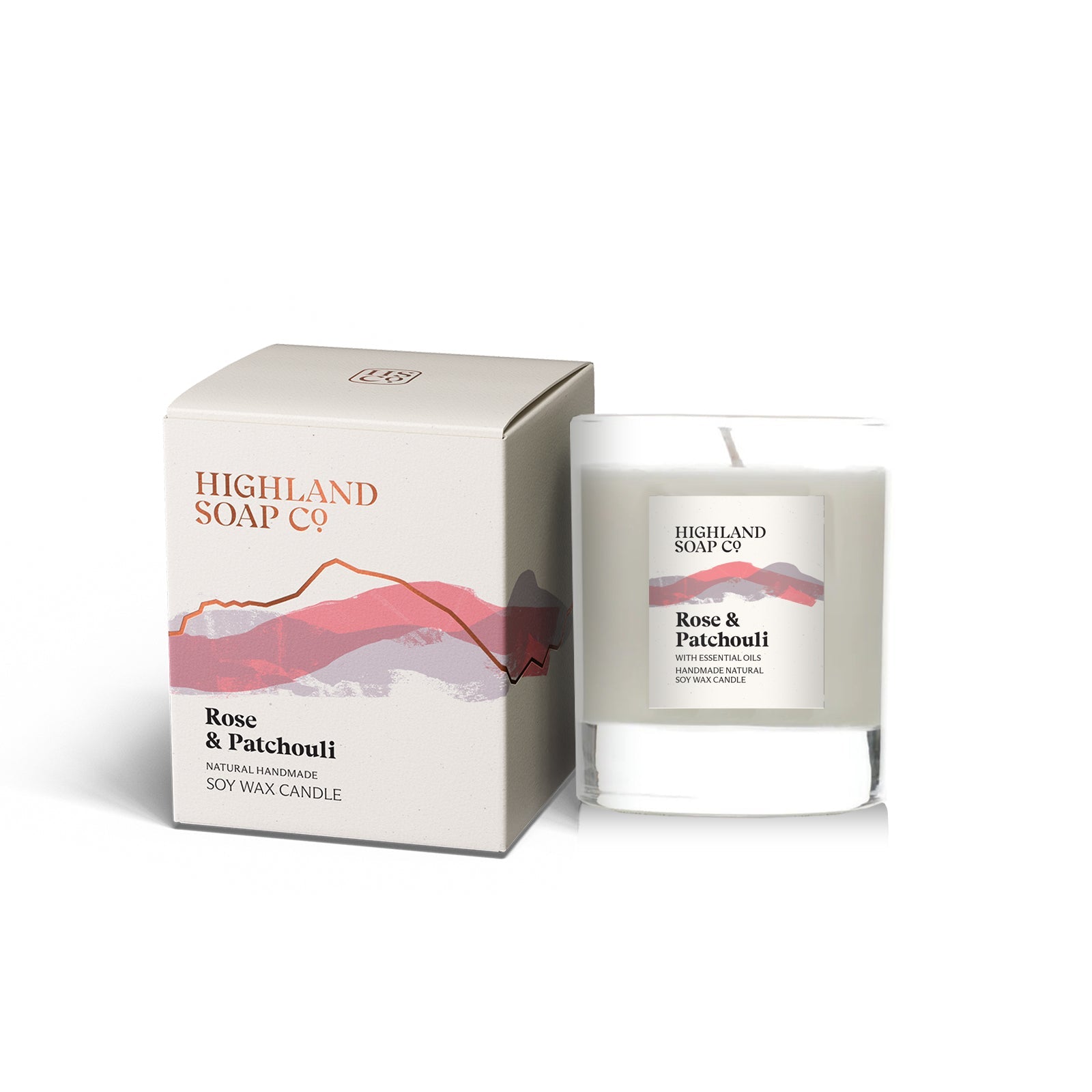 Rose & Patchouli Soya Wax Candle