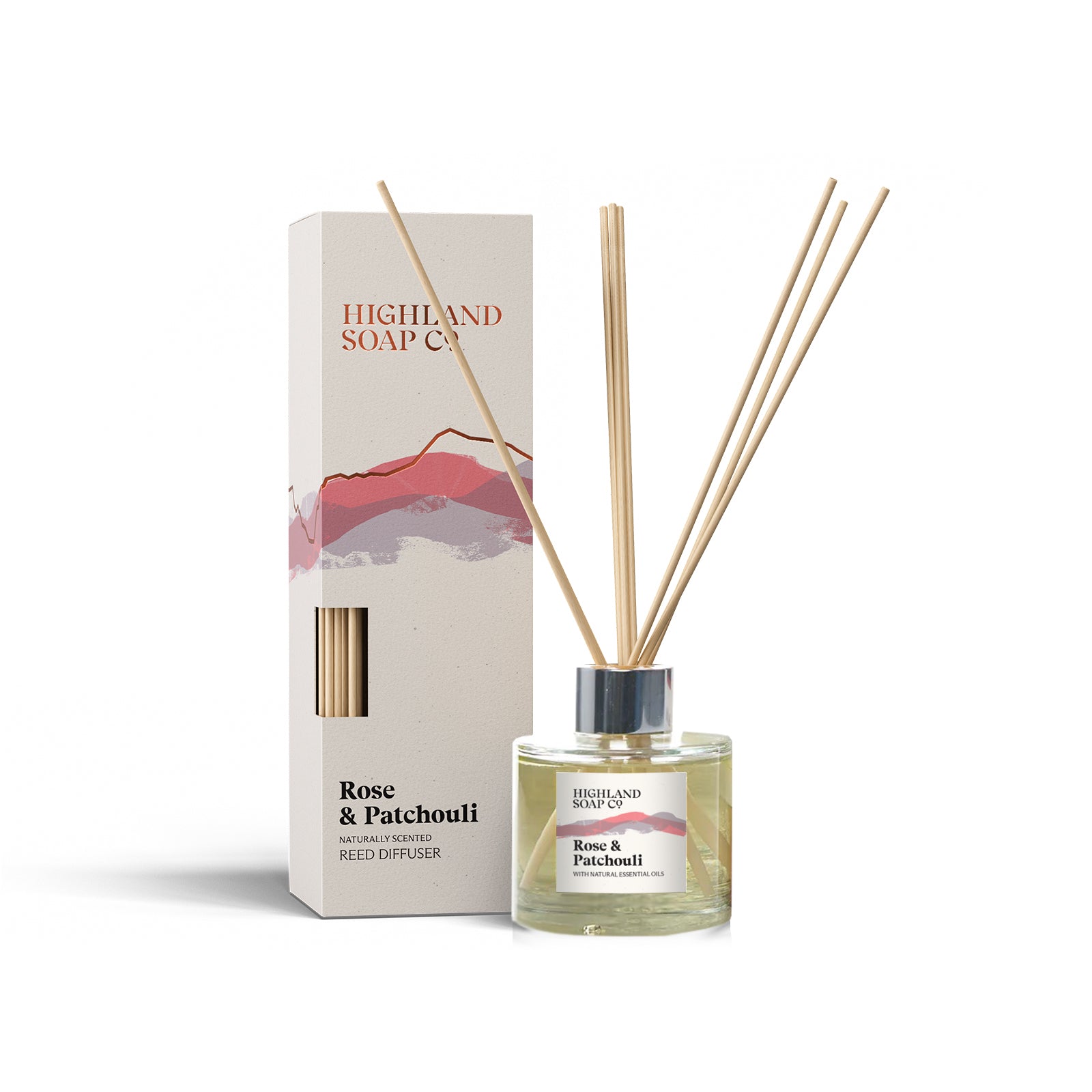 Rose & Patchouli Reed Diffuser