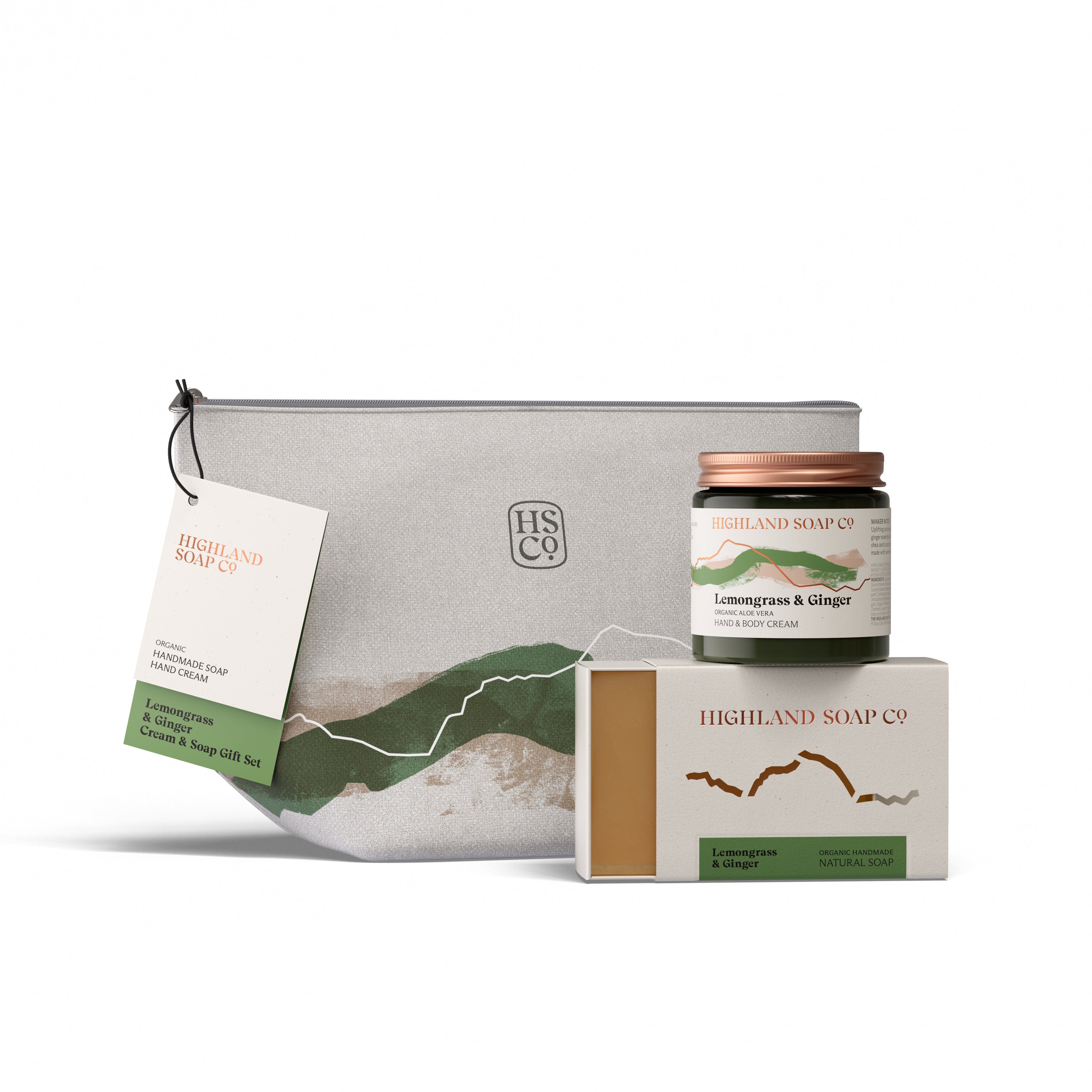 Hand & Body Cream with Soap Gift Bag