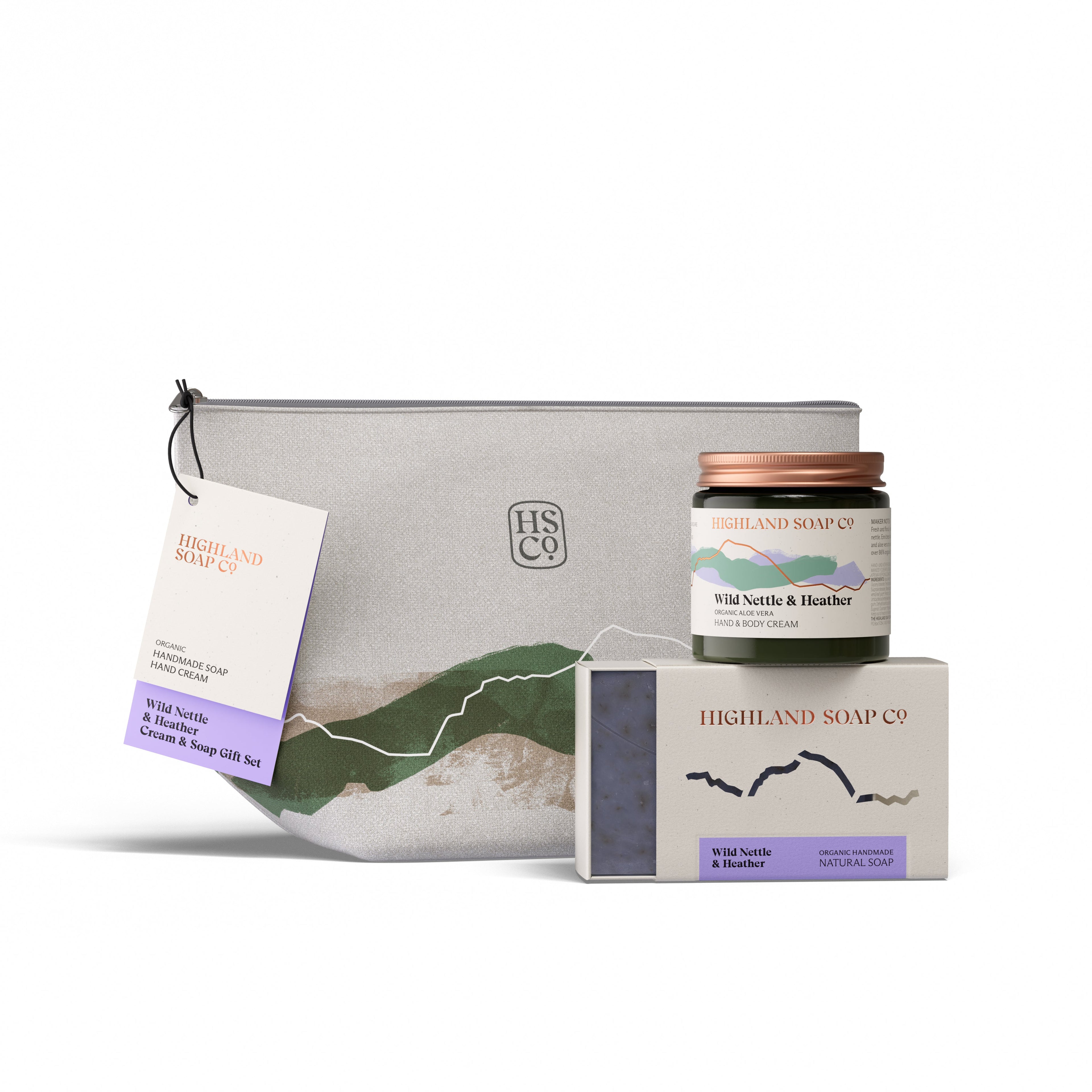 Hand & Body Cream with Soap Gift Bag