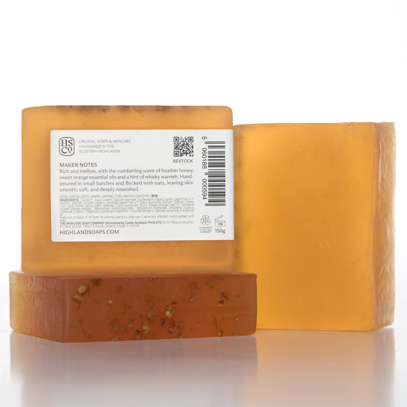 Whisky & Honey Soap 150g