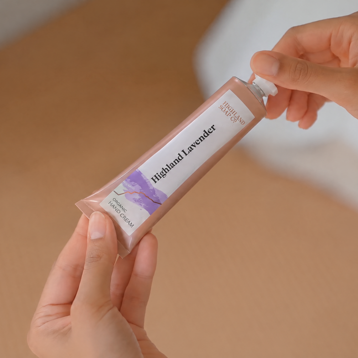 Highland Lavender Organic Hand Cream 70ml