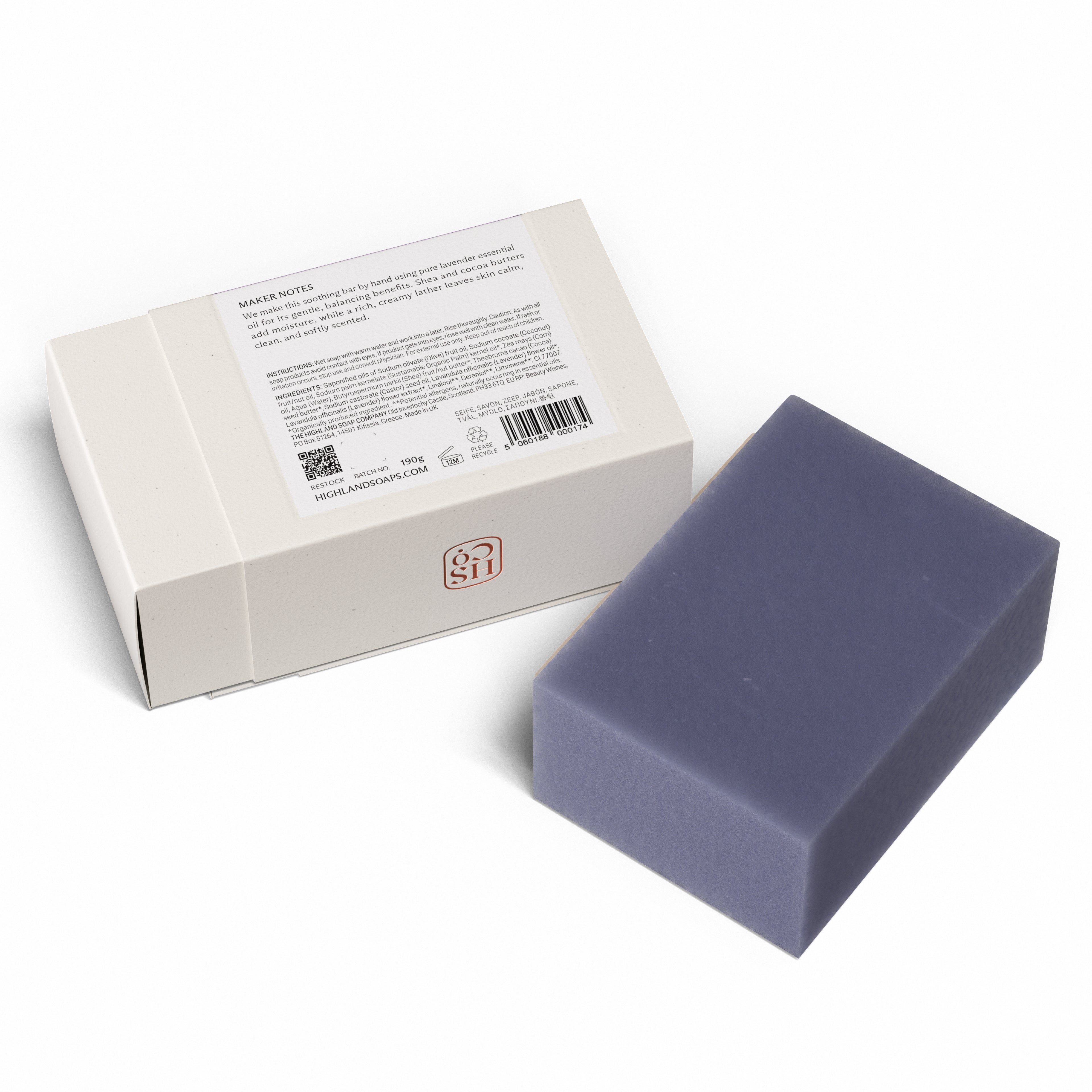 Highland Lavender Soap 190g