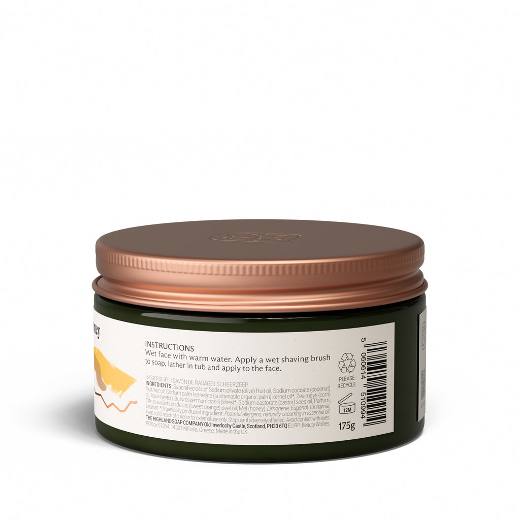 Whisky & Honey Shaving Soap 175g