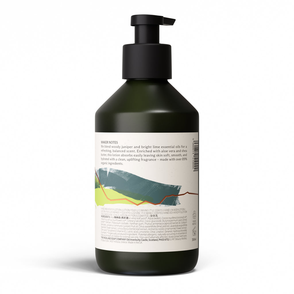 Juniper & Lime Hand & Body Lotion 300ml