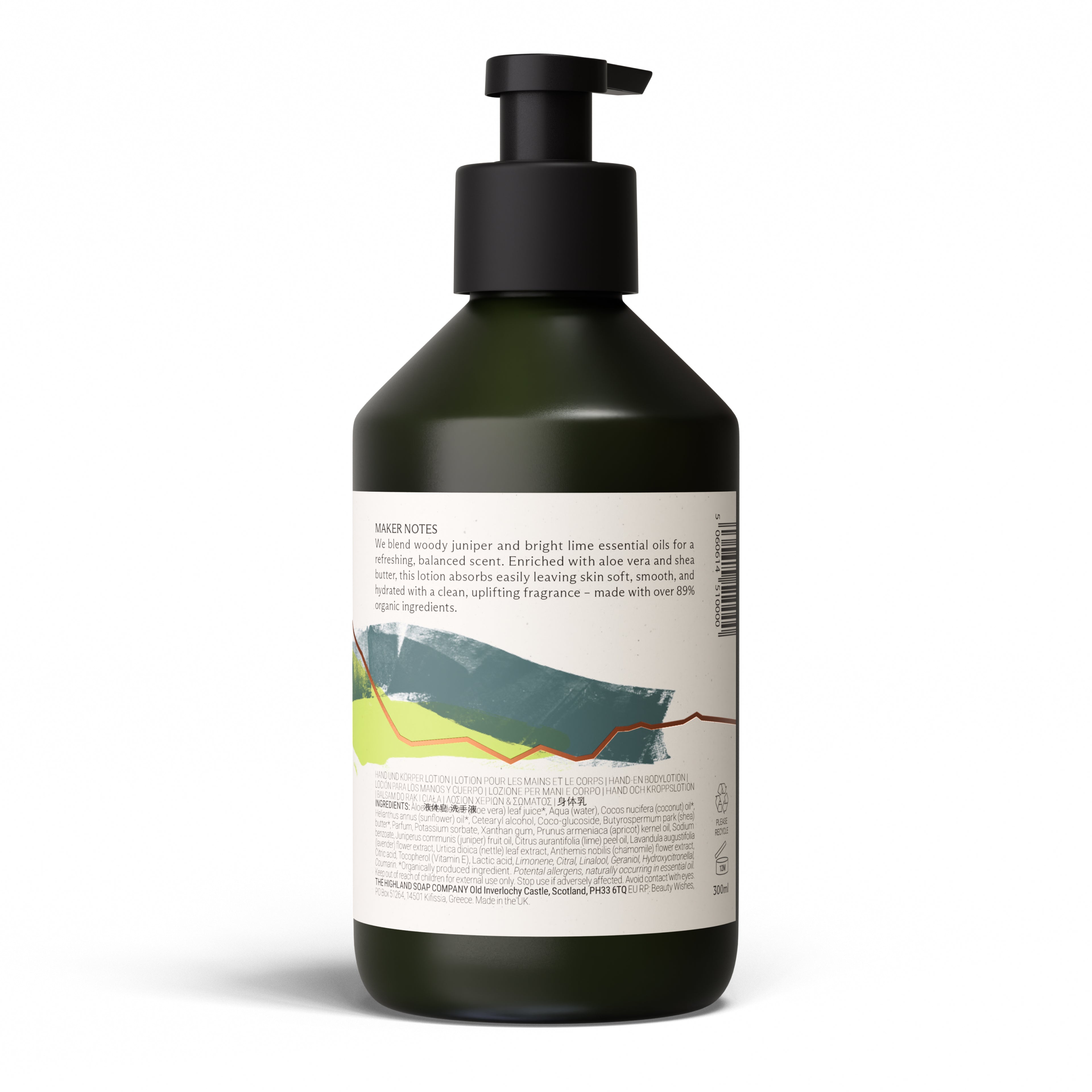 Juniper & Lime Hand & Body Lotion 300ml