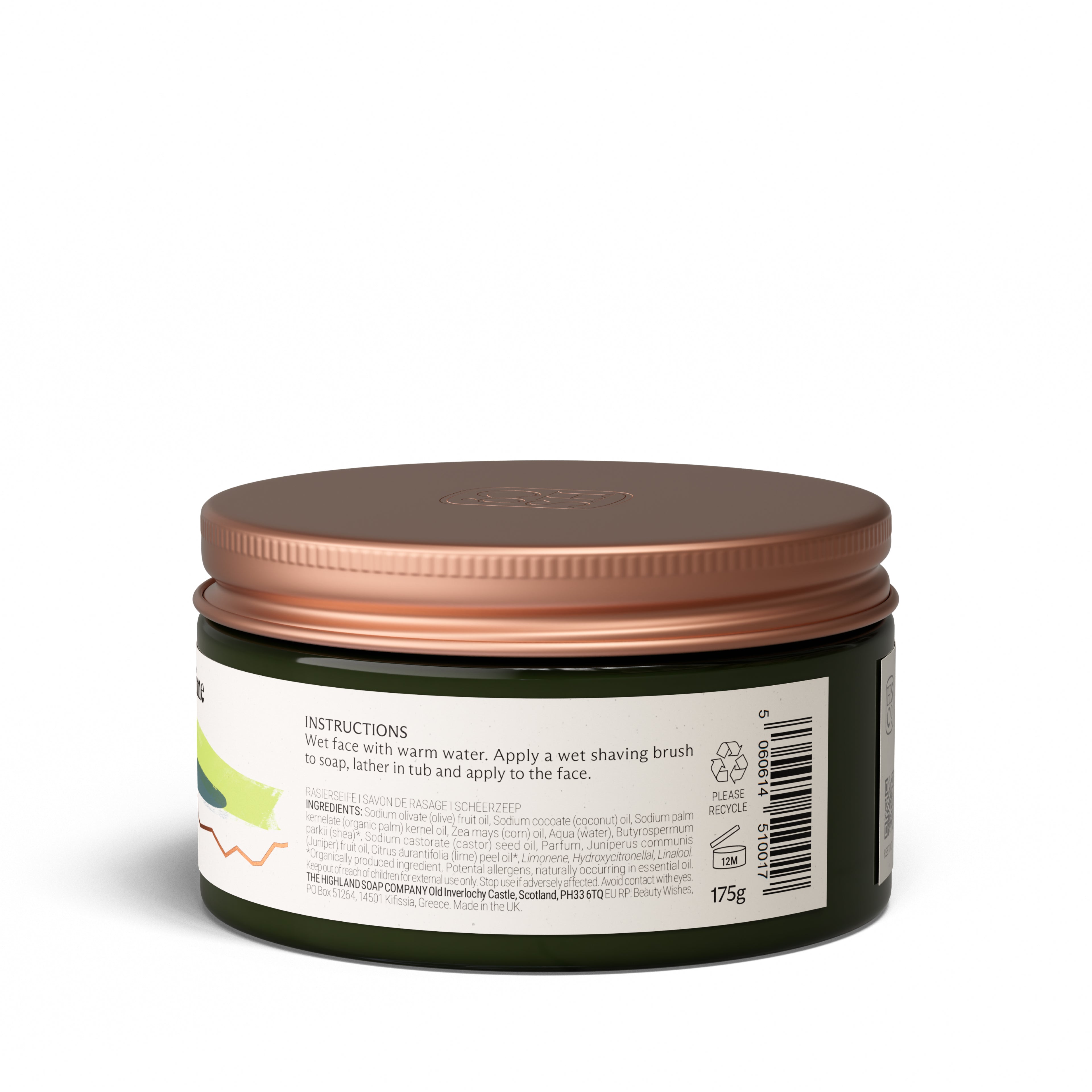 Juniper Shaving Soap 175g