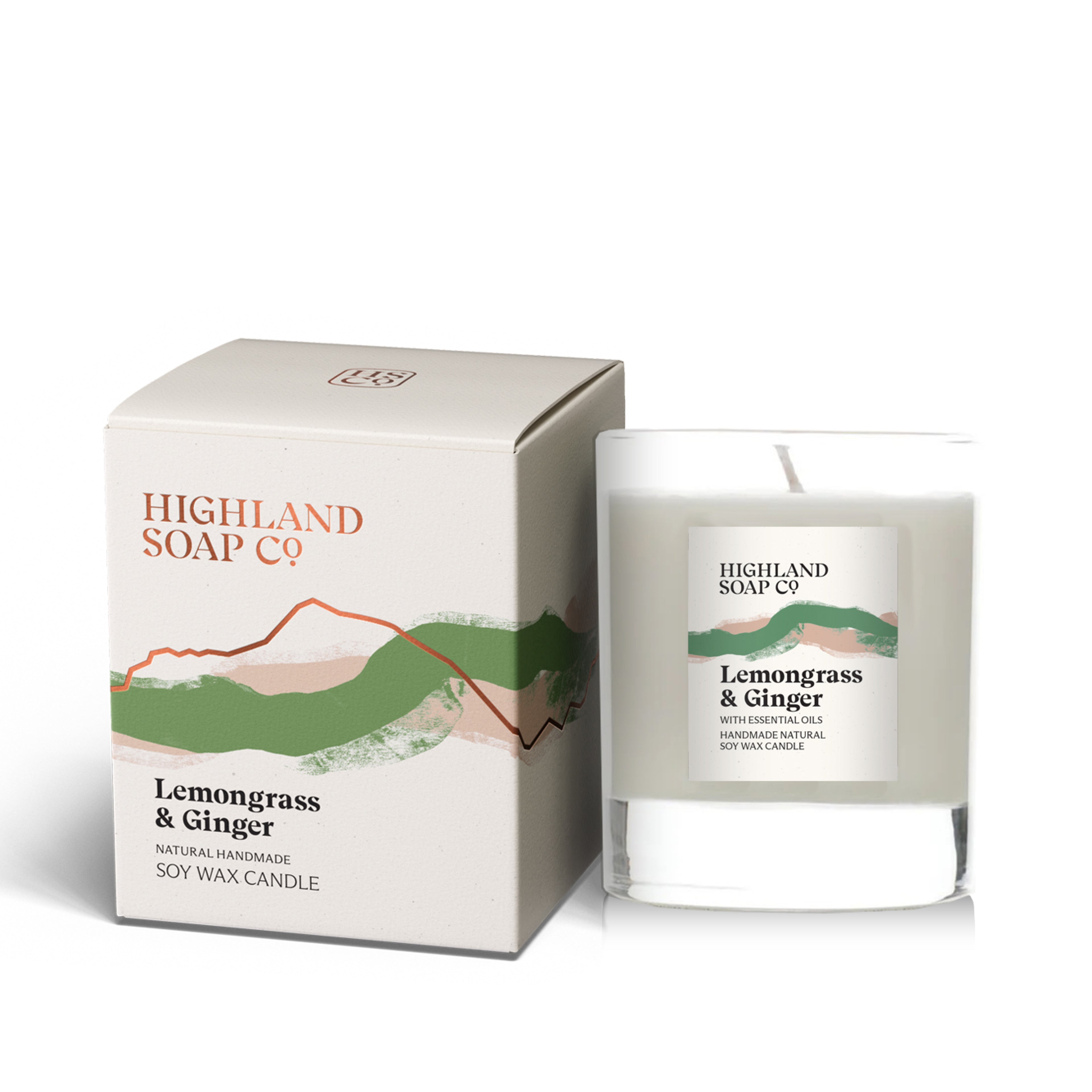 Lemongrass & Ginger Soya Wax Candle