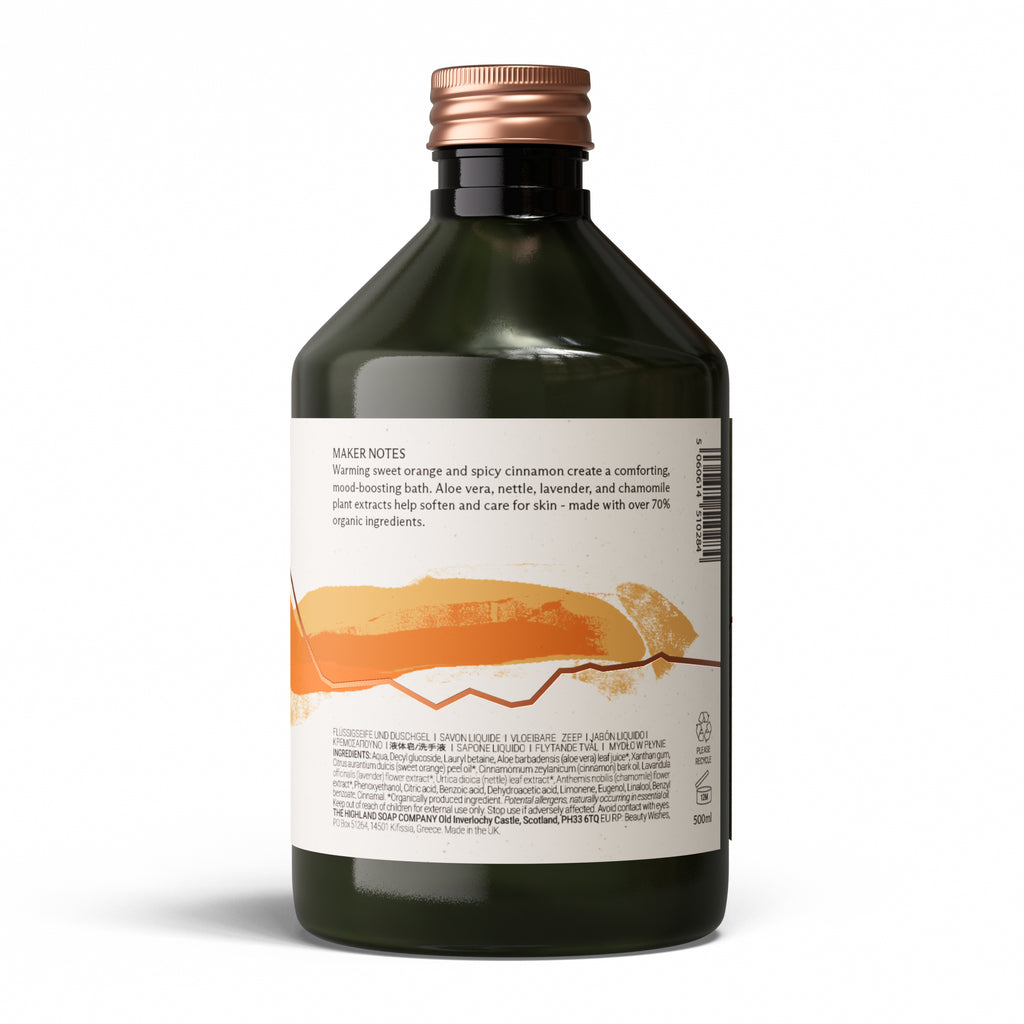 Sweet Orange & Cinnamon Bubble Bath 500ml