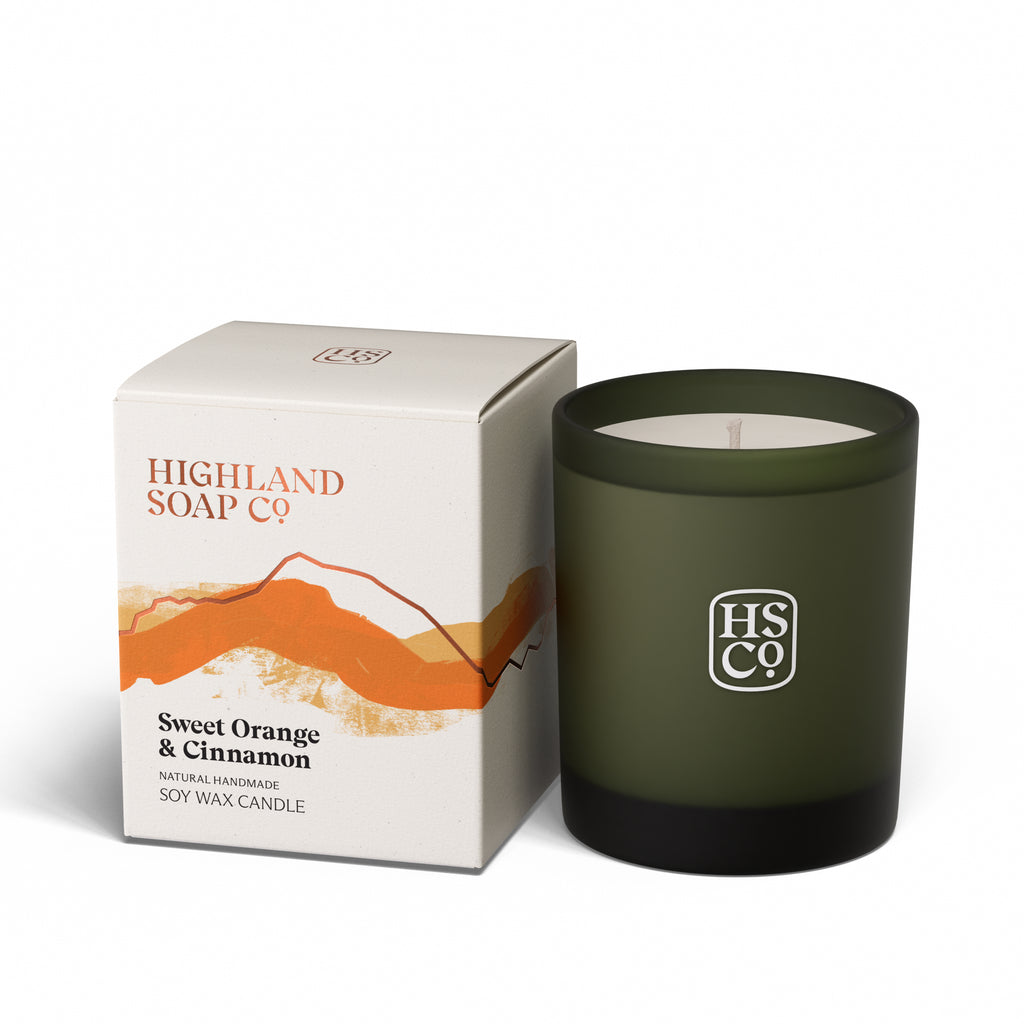 Sweet Orange & Cinnamon Soya Wax Candle