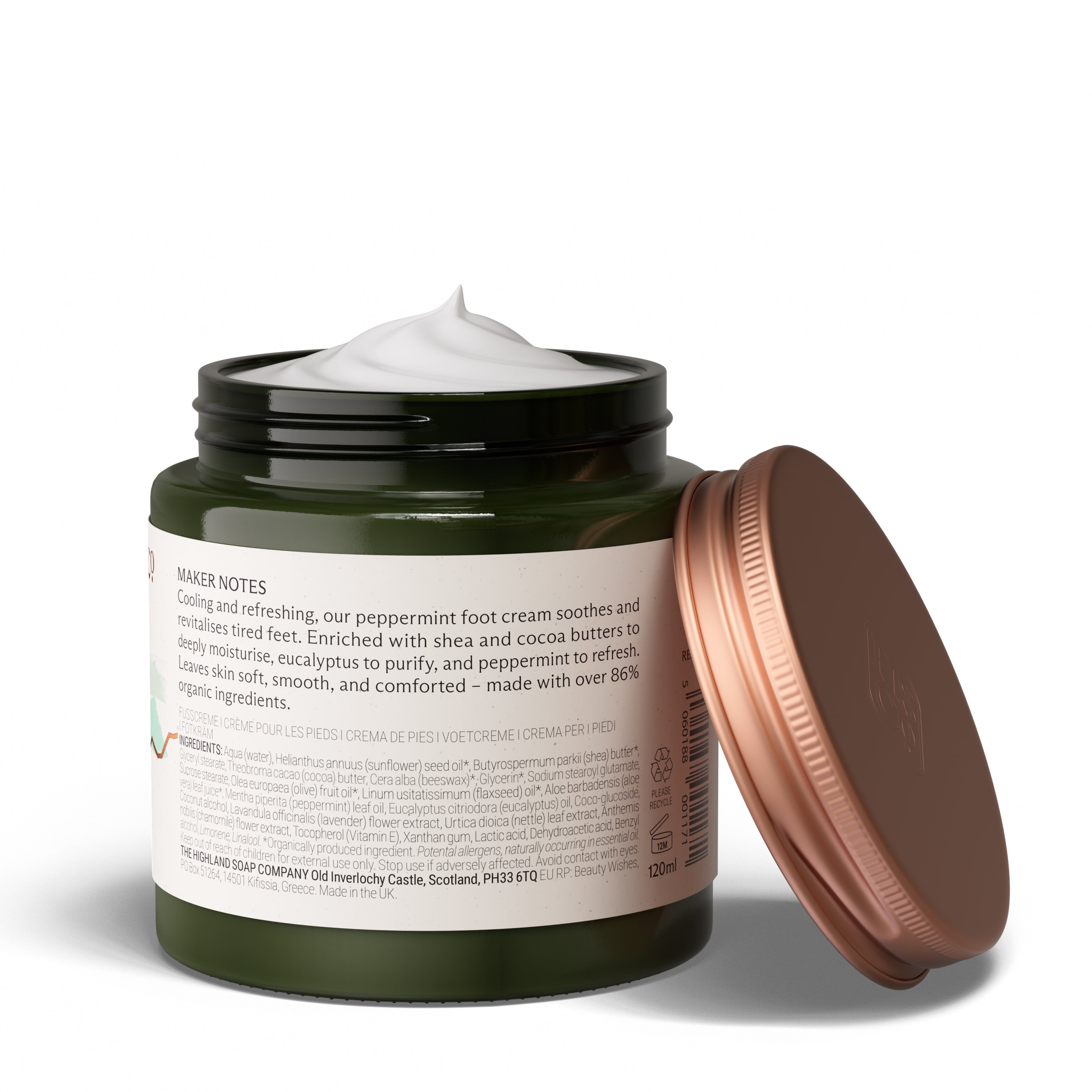 Peppermint Foot Cream 120ml