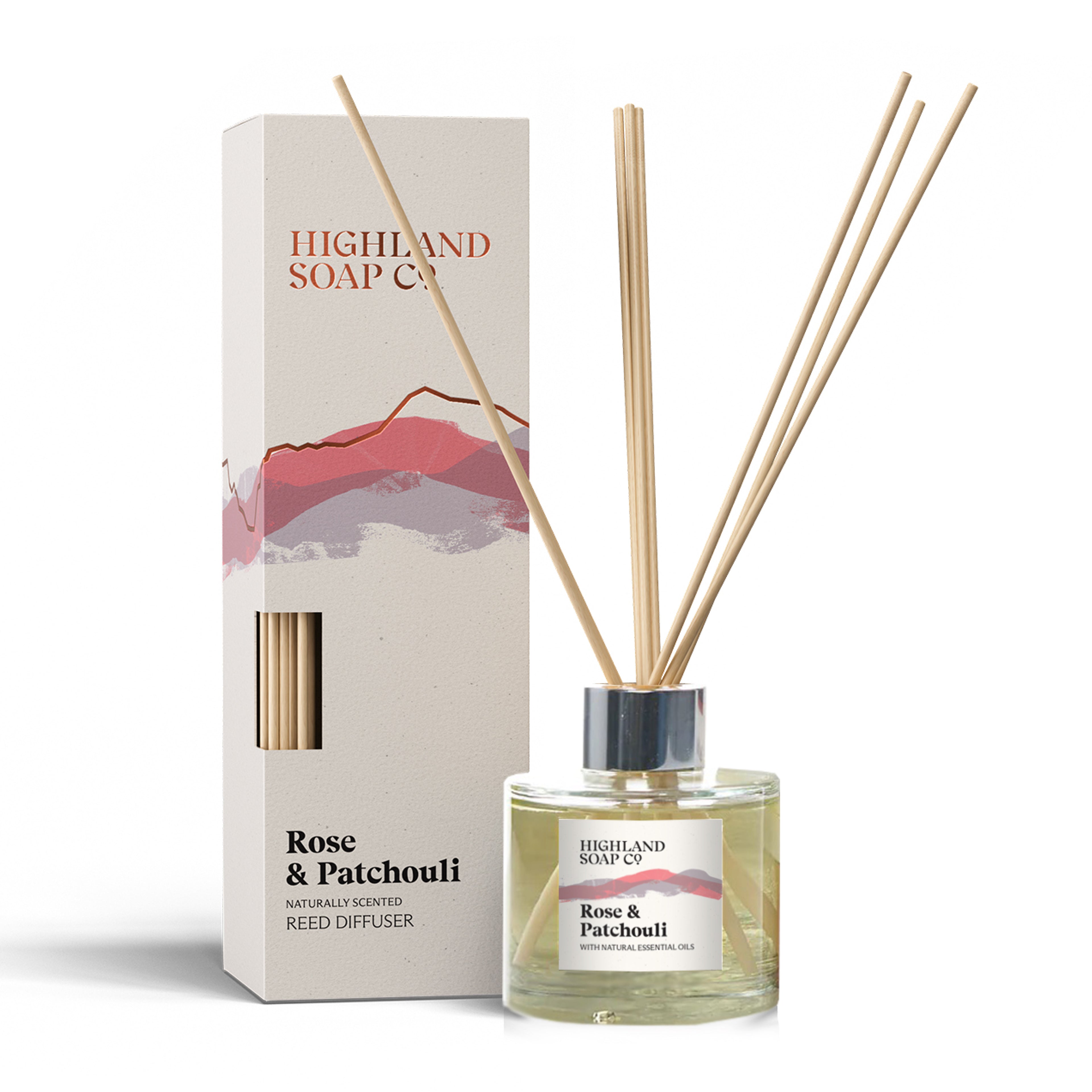 Rose & Patchouli Reed Diffuser