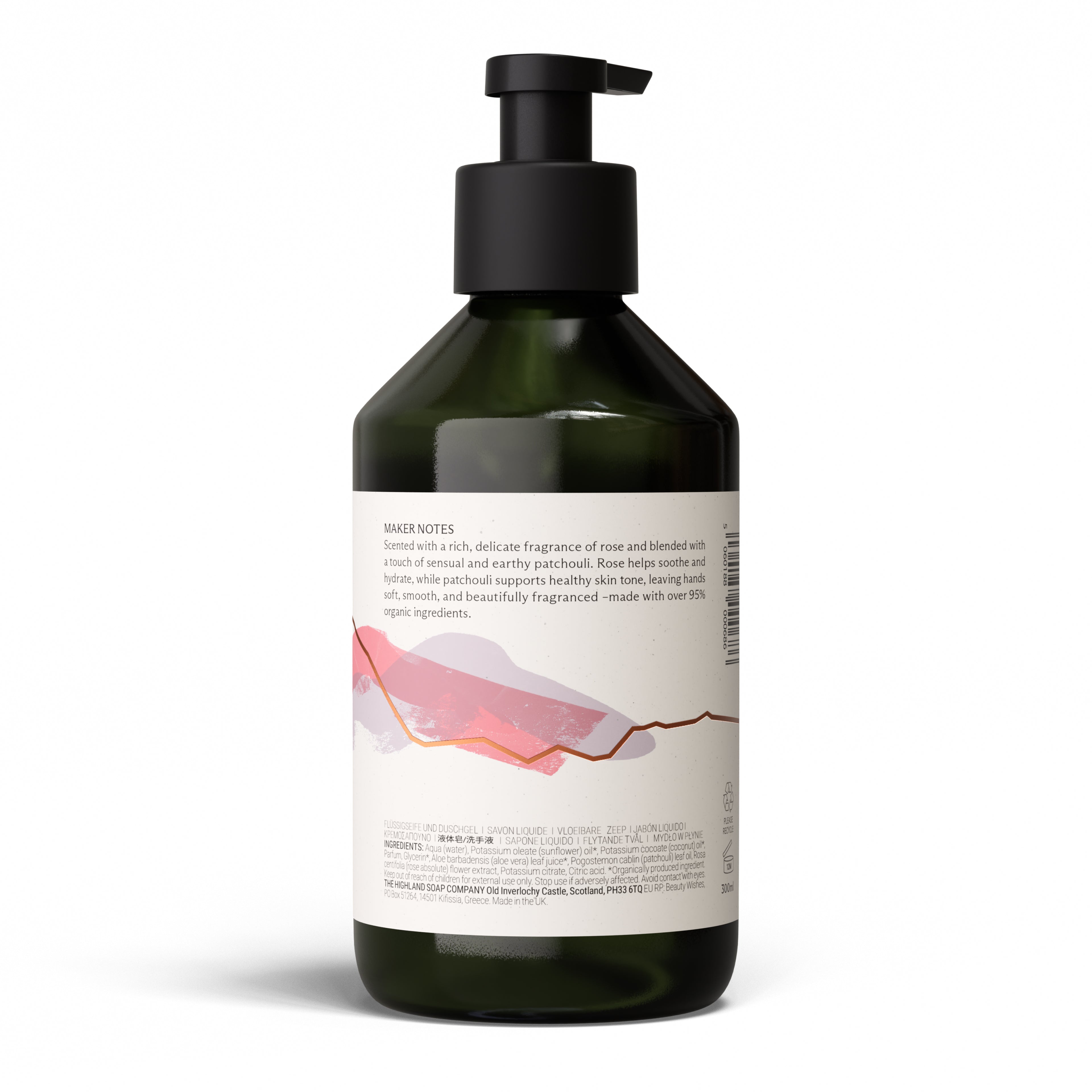 Rose & Patchouli Hand Wash 300ml