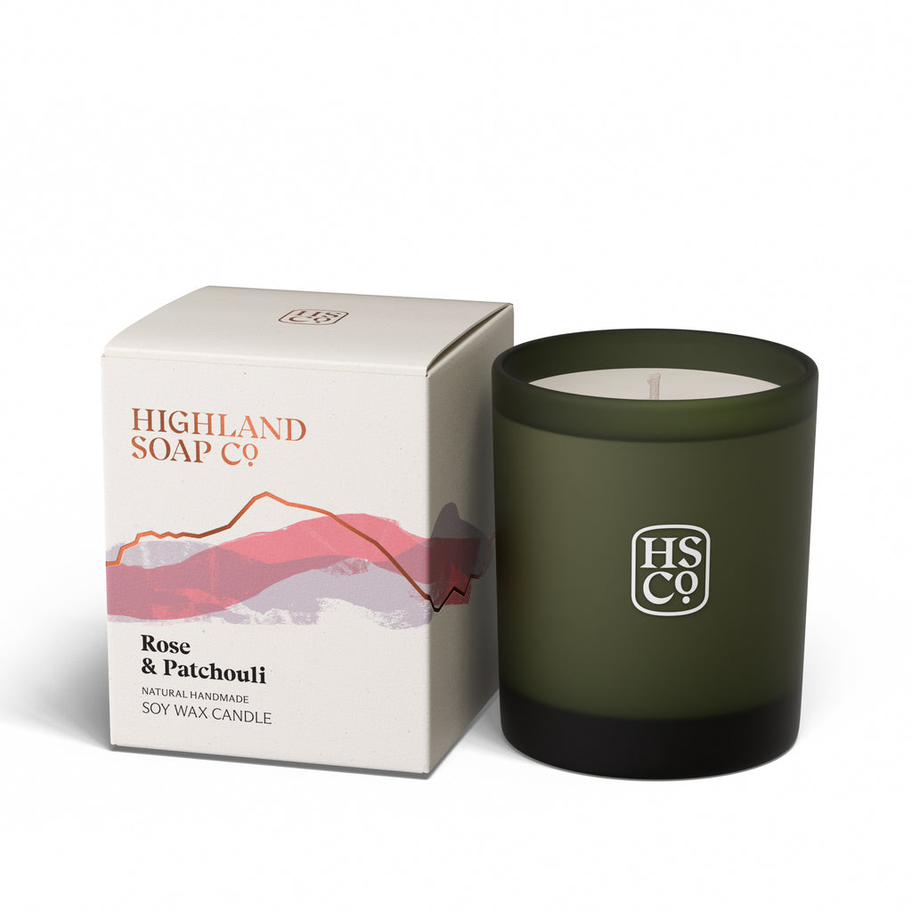 Rose & Patchouli Soya Wax Candle