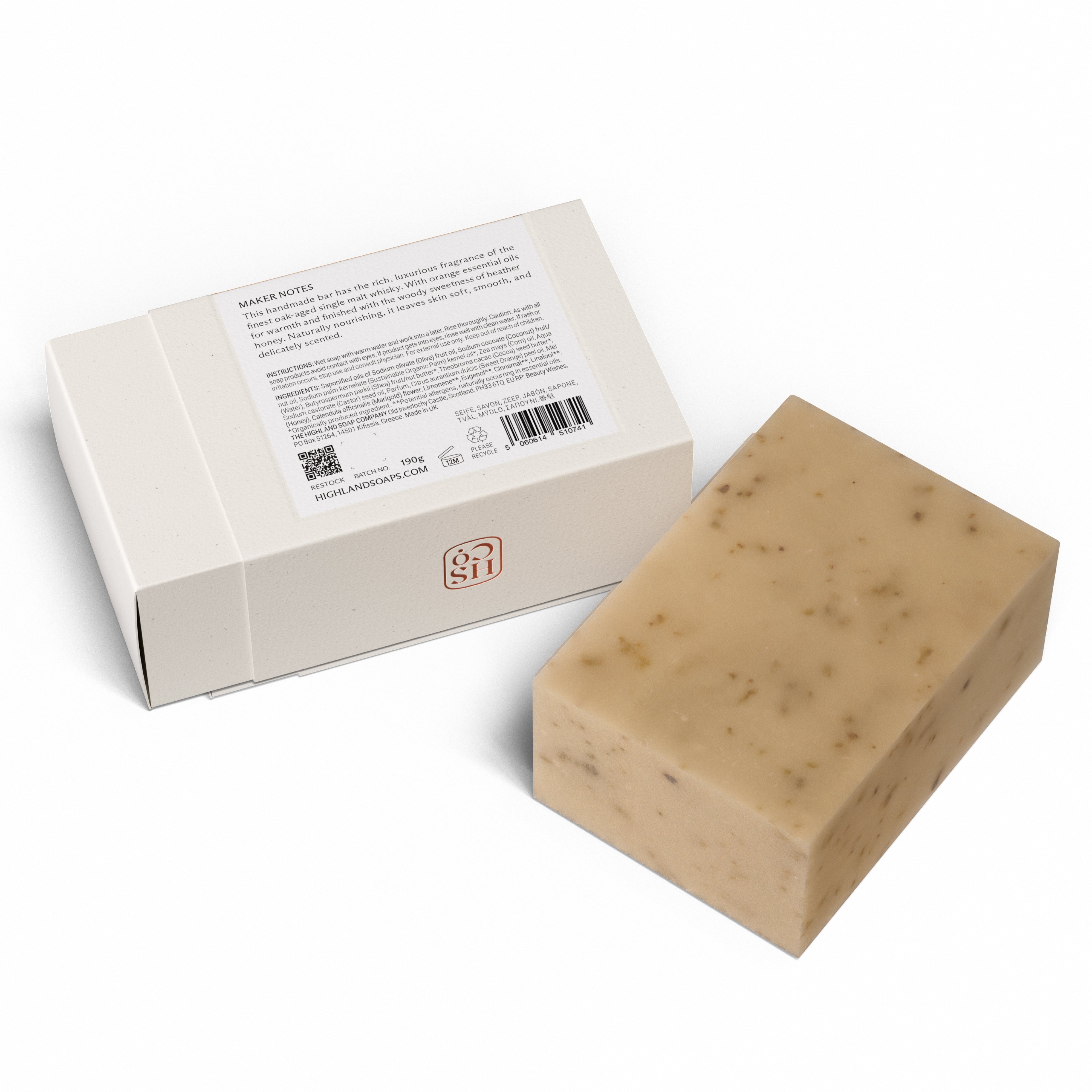 Whisky & Honey Soap 190g