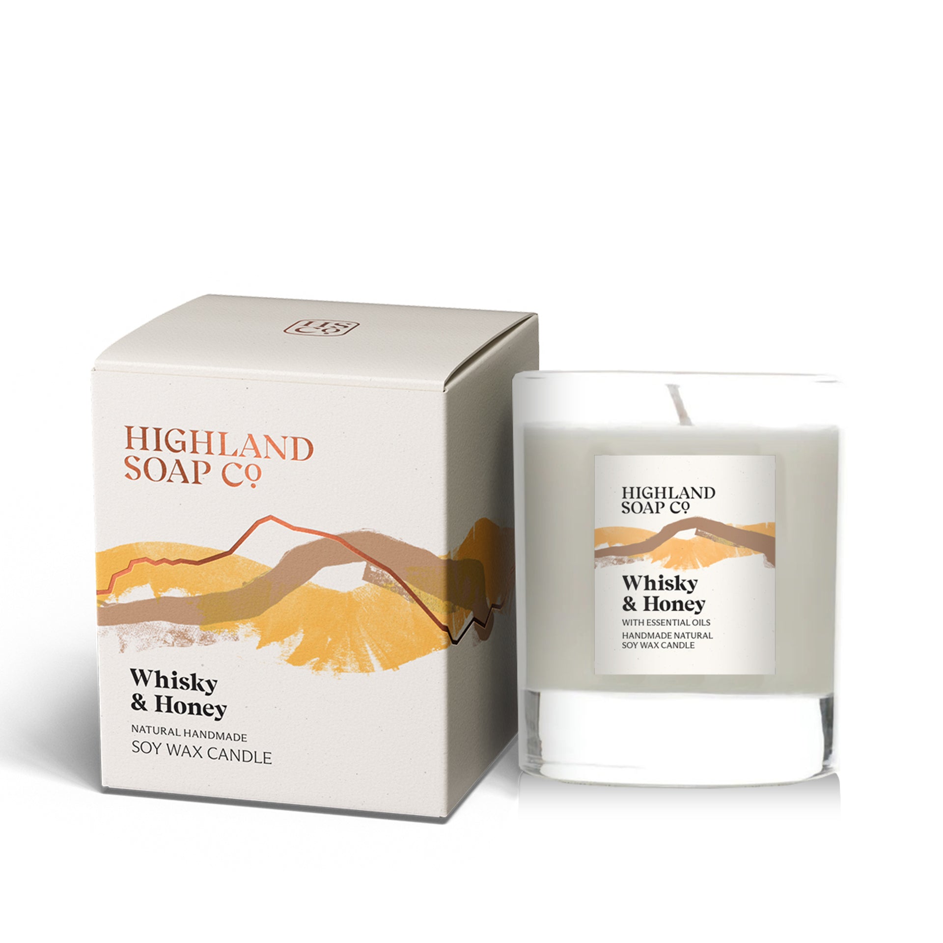 Whisky & Honey Soya Wax Candle