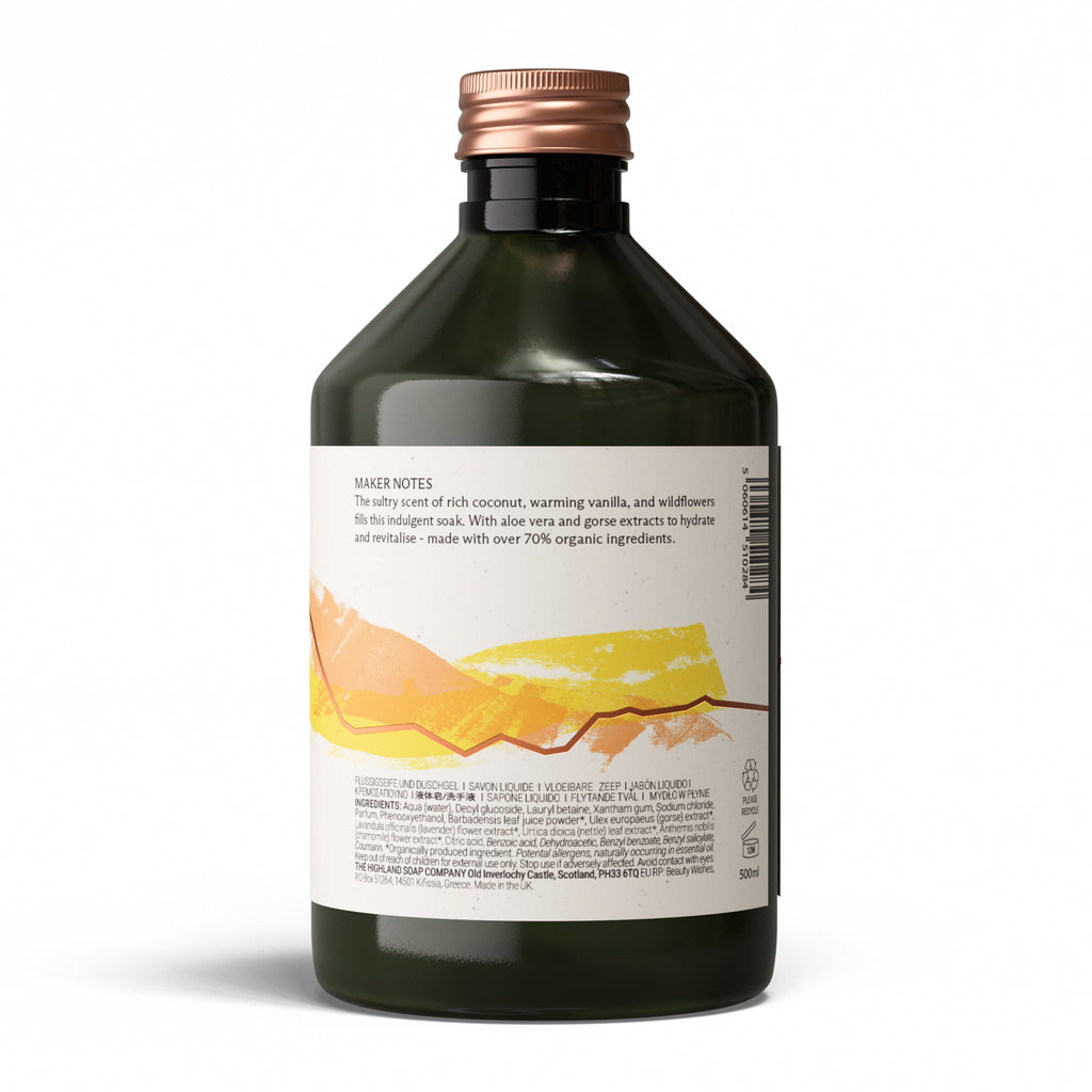 Wild Gorse & Vanilla Bubble Bath 500ml