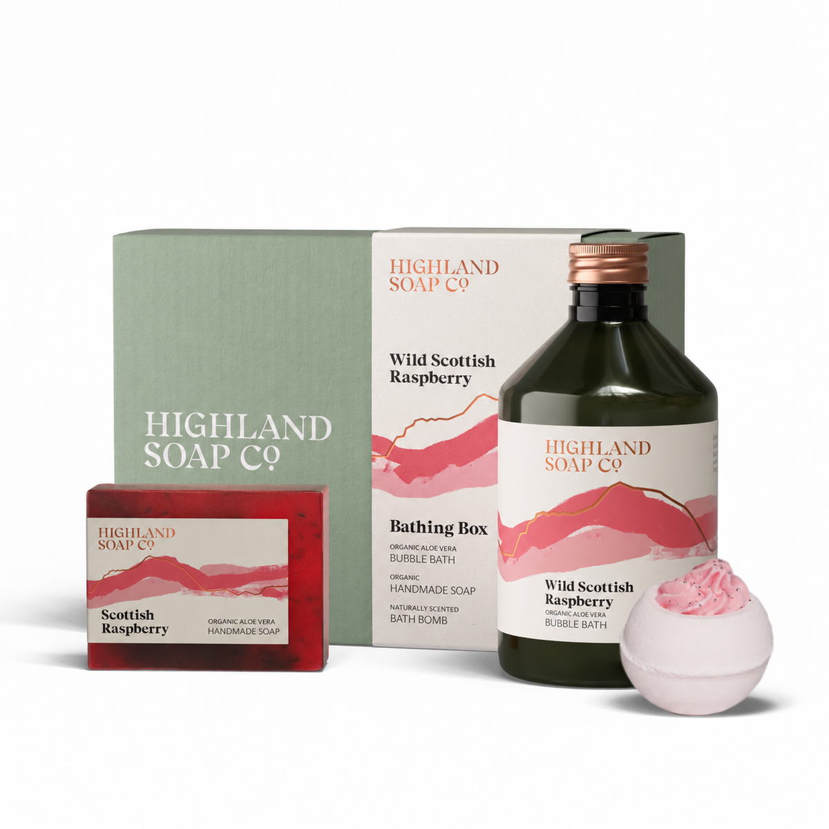 Bathing Box - Wild Scottish Raspberry