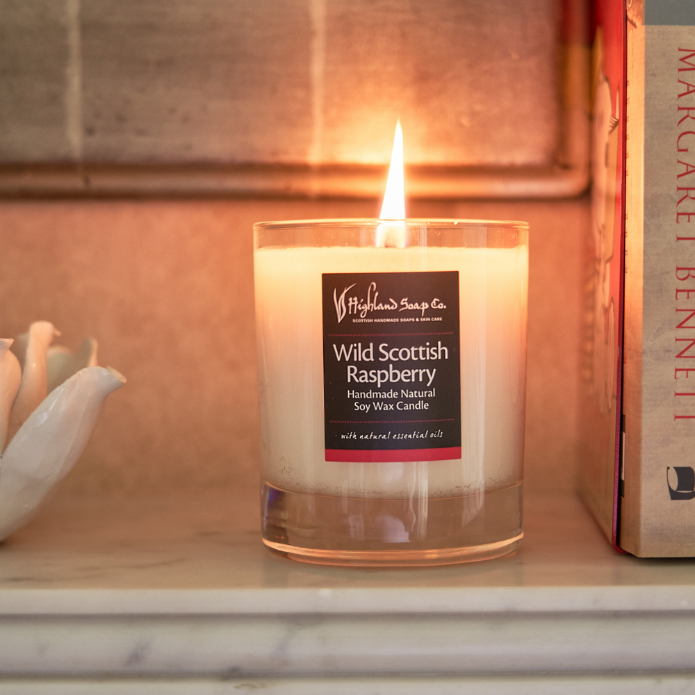 
                  
                    Load image into Gallery viewer, Wild Scottish Raspberry Soya Wax Candle
                  
                