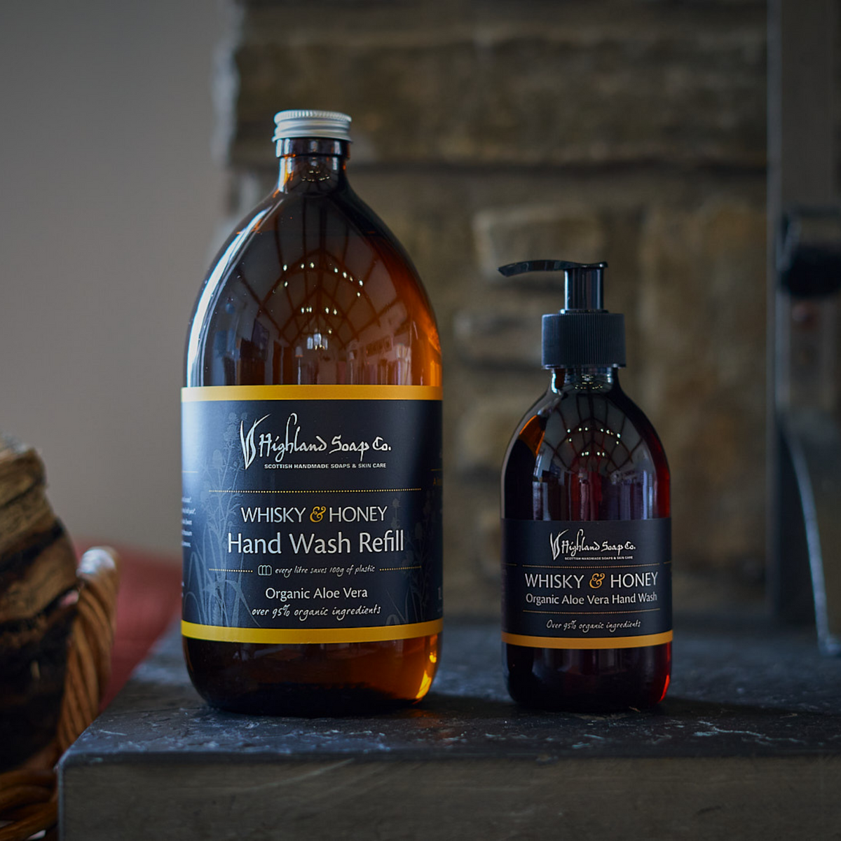 Whisky & Honey Hand Wash 300ml The Highland Soap Company