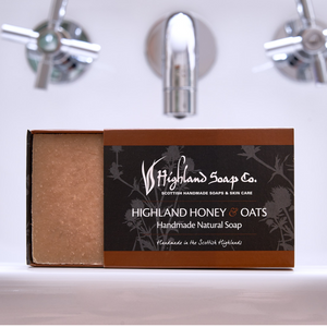 
                  
                    Load image into Gallery viewer, Highland Honey &amp;amp; Oats Soap 190g
                  
                