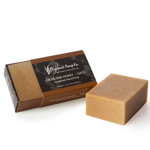 
                  
                    Load image into Gallery viewer, Highland Honey &amp;amp; Oats Soap 190g
                  
                