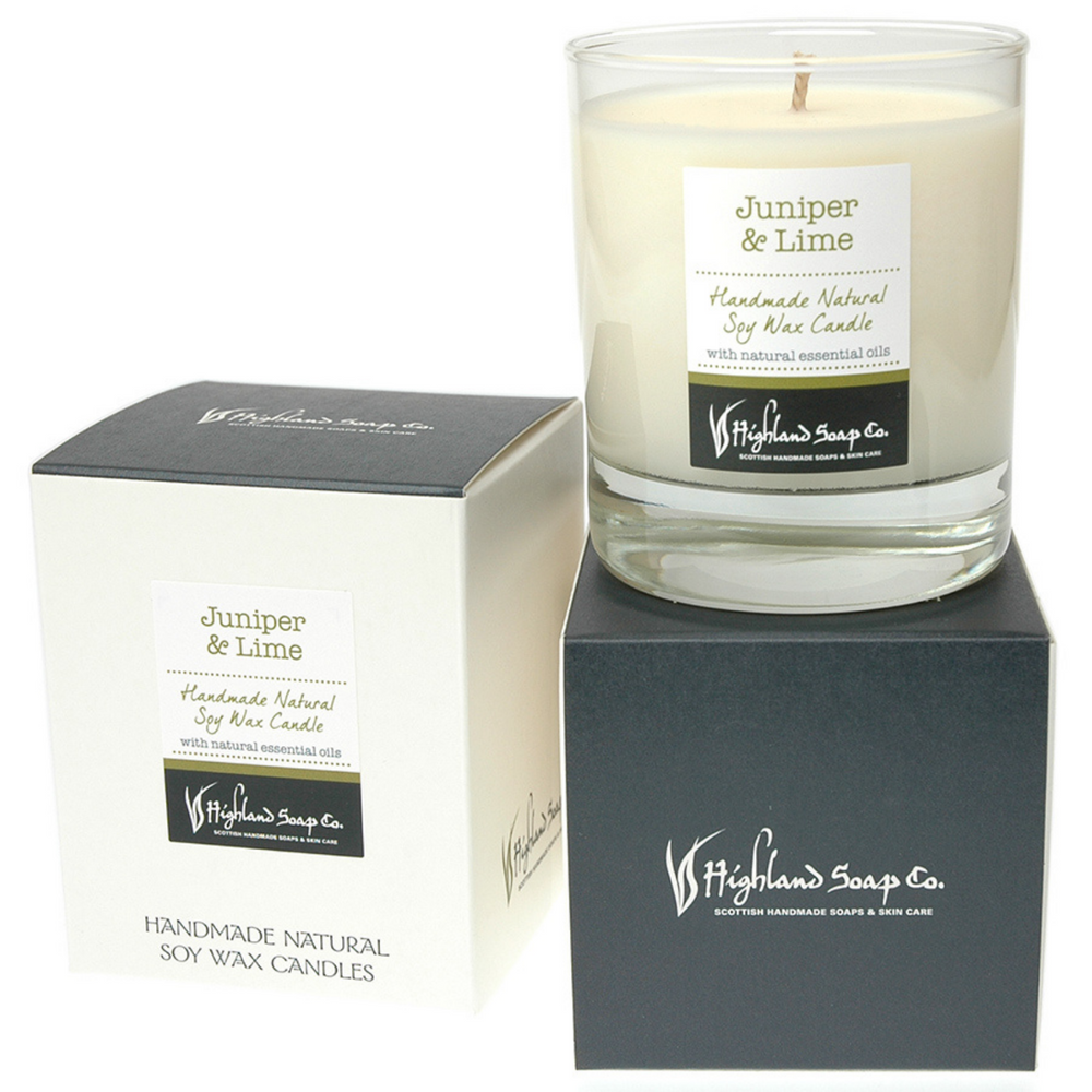 Juniper & Lime Soya Wax Candle