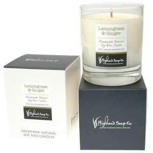 
                  
                    Load image into Gallery viewer, Lemongrass &amp;amp; Ginger Soya Wax Candle
                  
                
